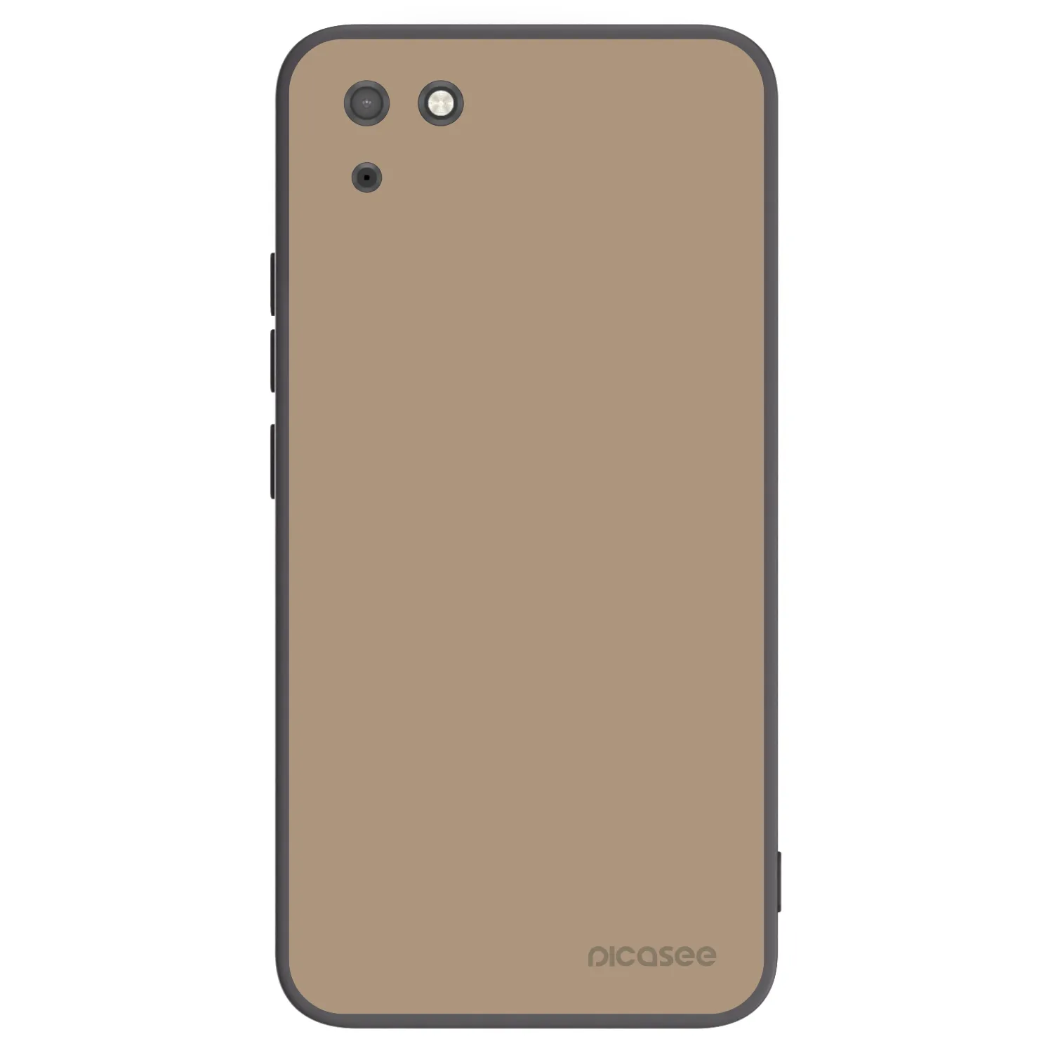 Picasee Huawei Y5P Hülle - Schwarzes Silikon - Soft Sand