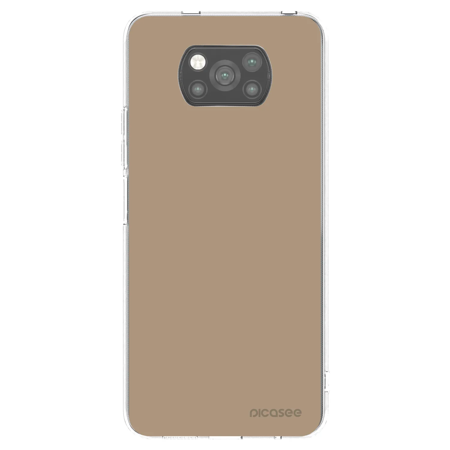 Picasee Xiaomi Poco X3 Hülle - Schwarzes Silikon - Soft Sand