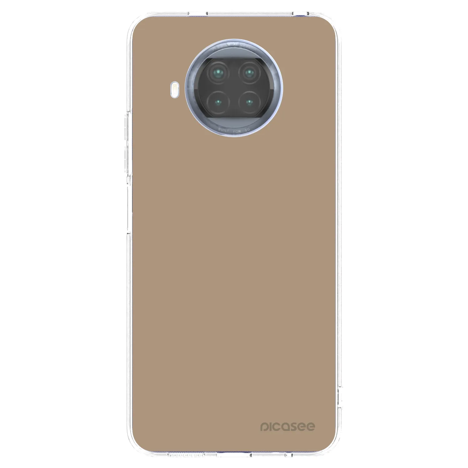 Picasee Xiaomi Mi 10T Lite Hülle - Transparentes Silikon - Soft Sand