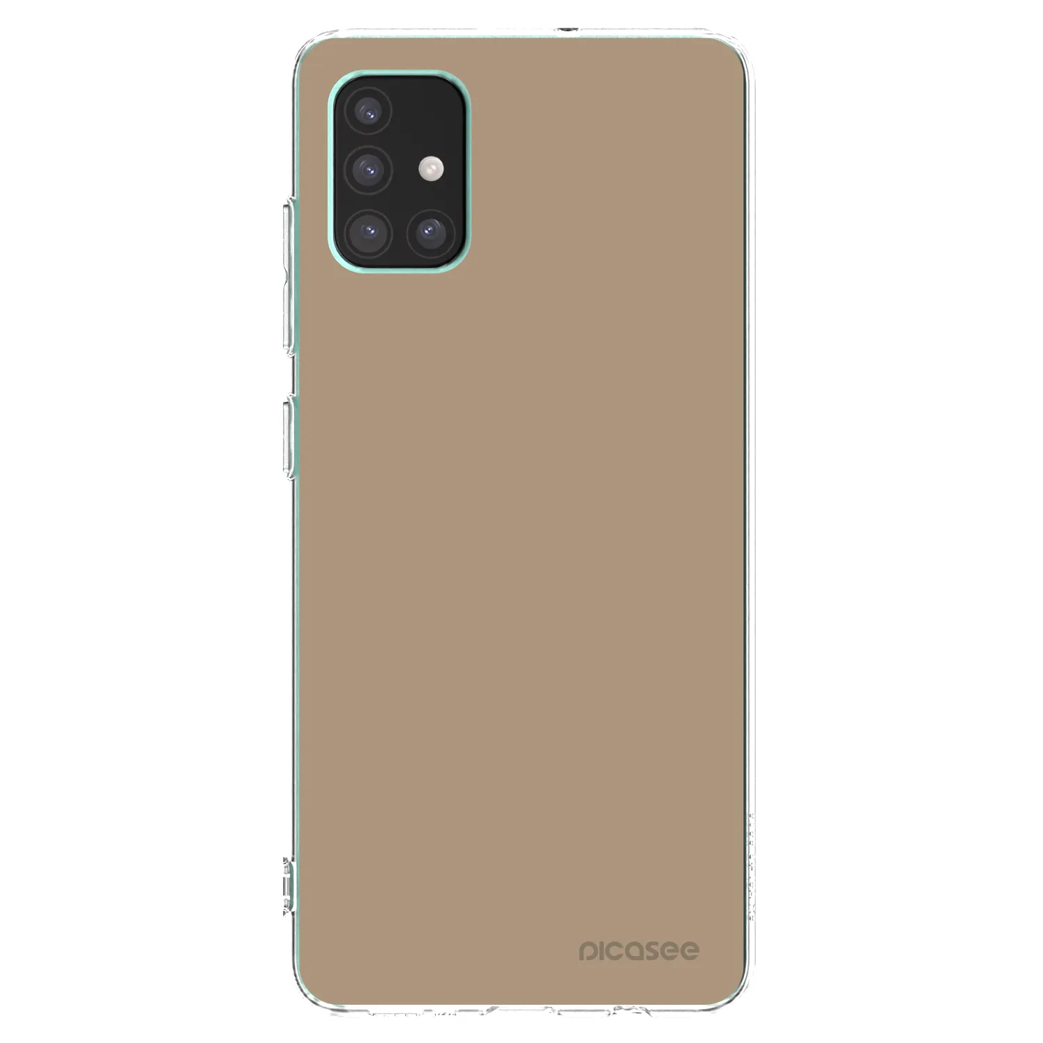 Picasee Samsung Galaxy M51 M515F Hülle - Transparentes Silikon - Soft Sand