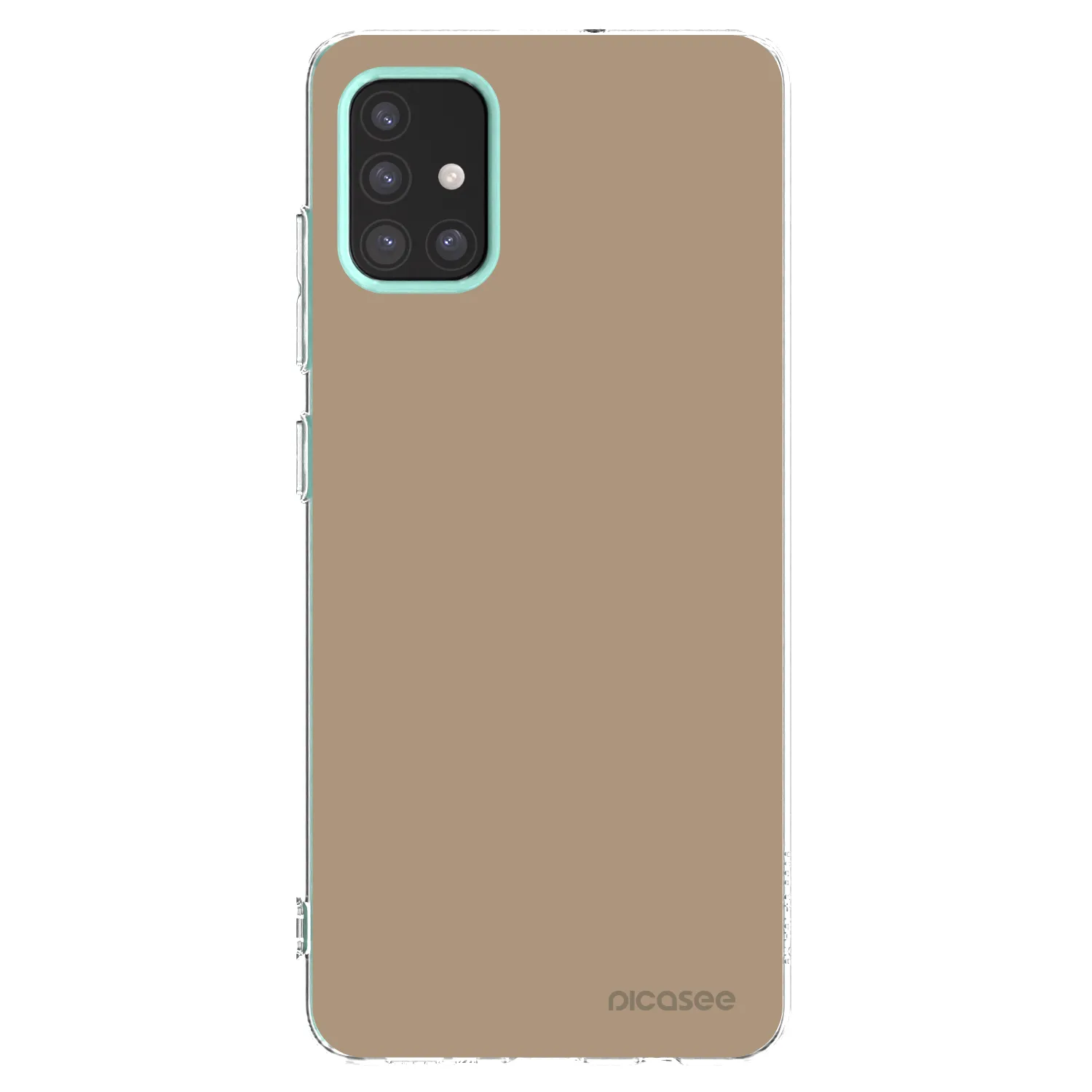 Picasee Samsung Galaxy M31s Hülle - Transparentes Silikon - Soft Sand