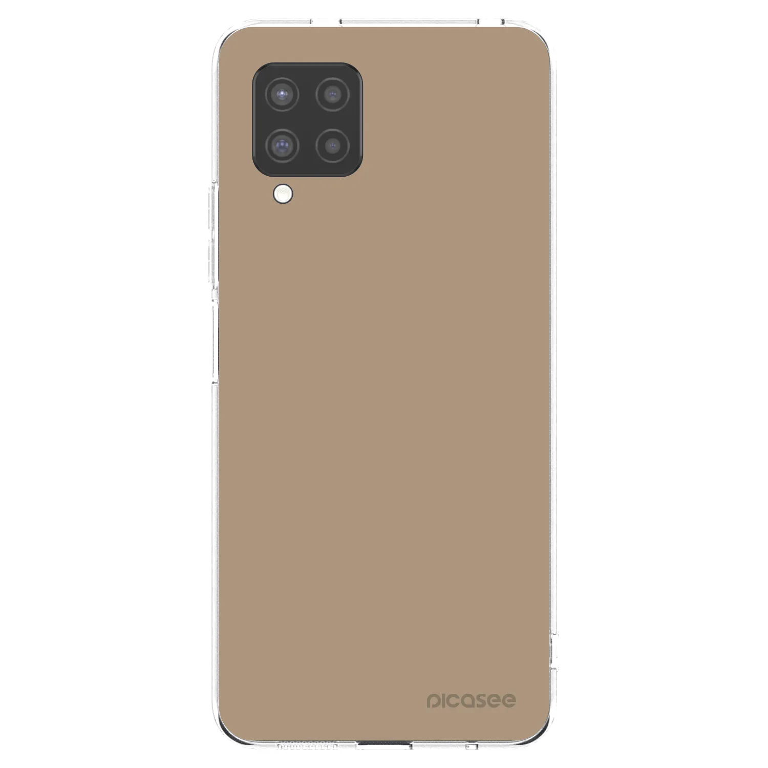 Picasee Samsung Galaxy A42 A426B Hülle - Transparentes Silikon - Soft Sand
