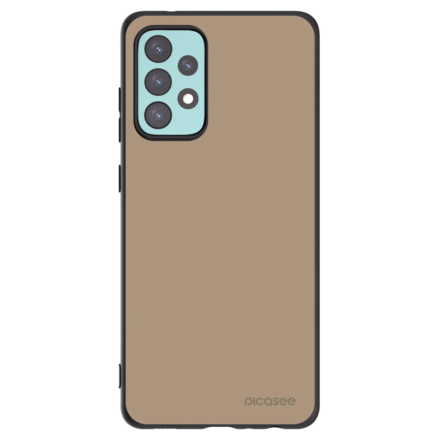 Picasee Samsung Galaxy A72 A725F Hülle - Schwarzes Silikon - Soft Sand