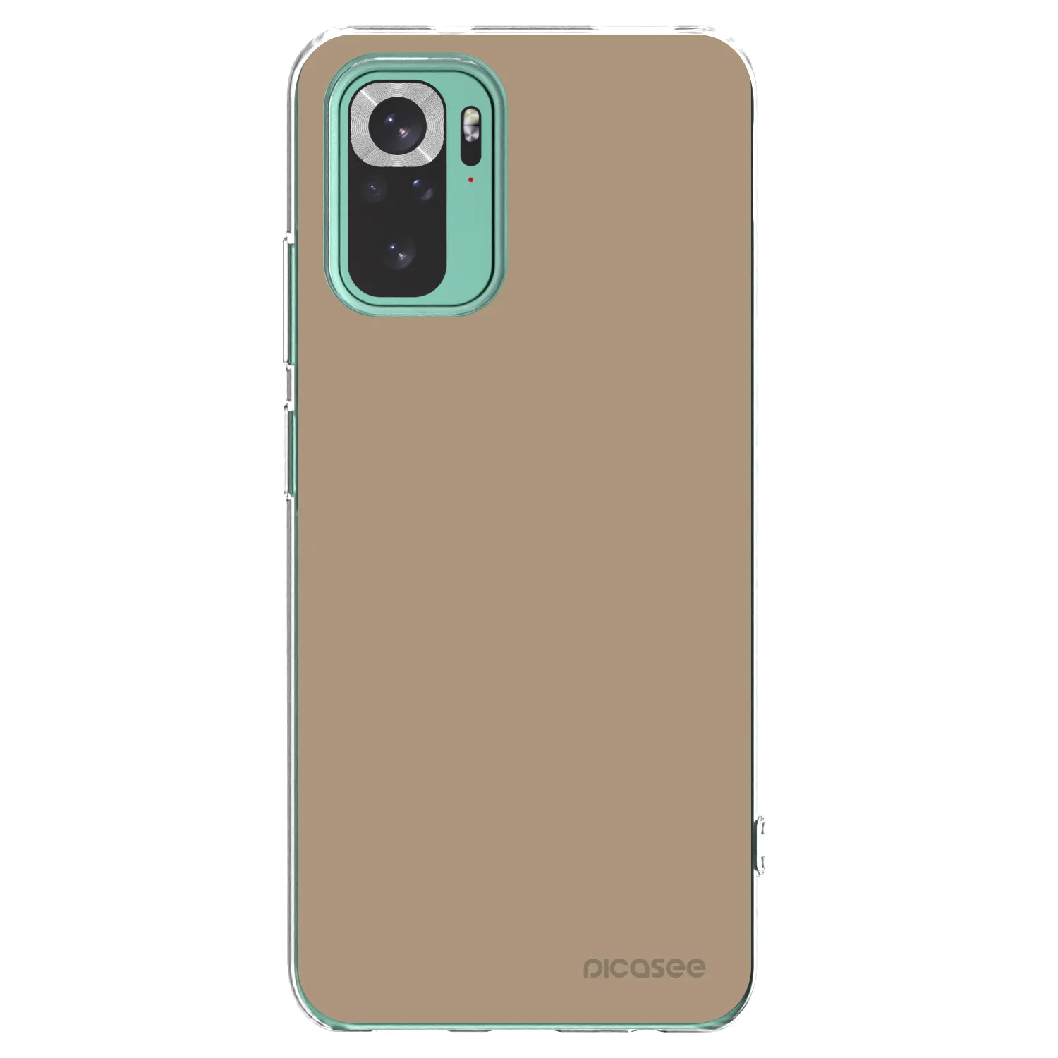 Picasee Xiaomi Redmi Note 10 Pro Hülle - Transparentes Silikon - Soft Sand