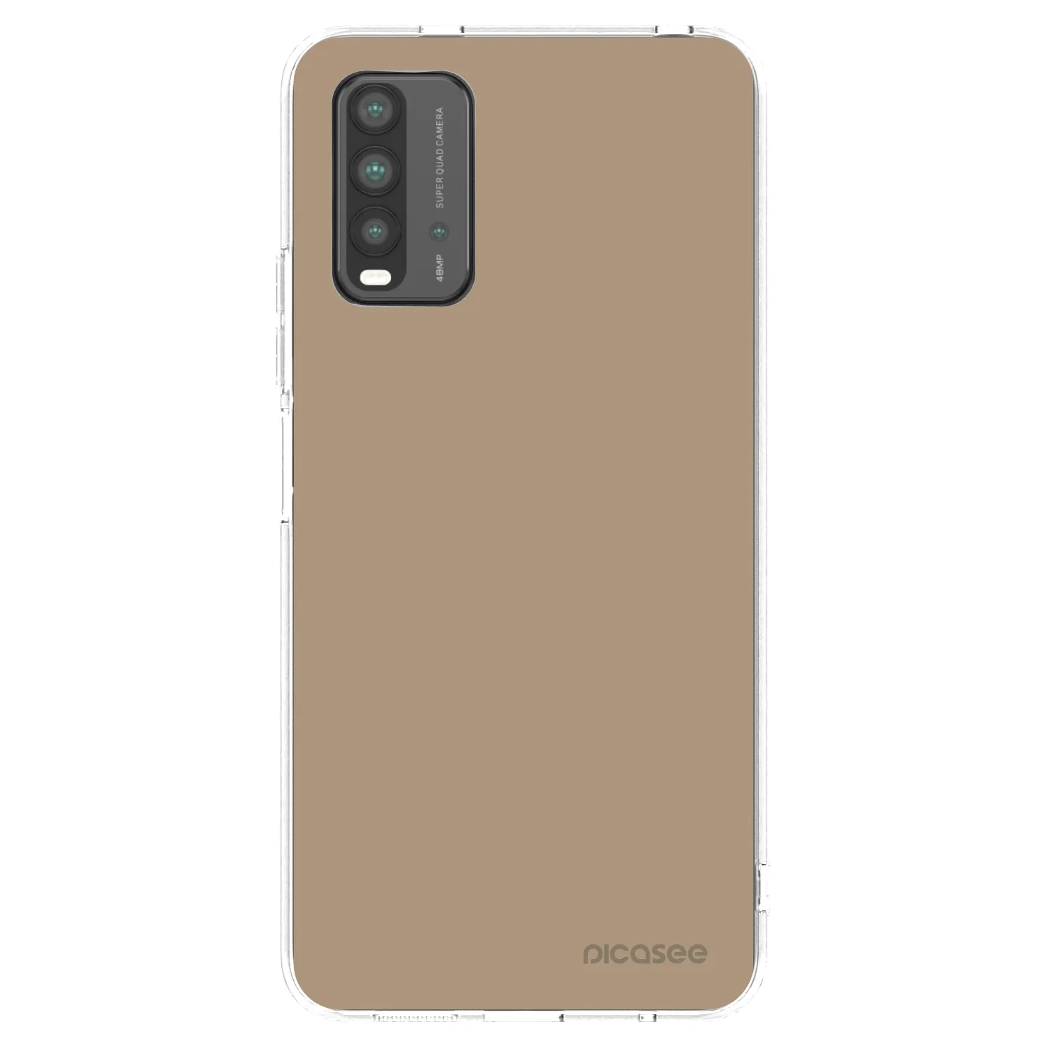 Picasee Xiaomi Redmi 9T Hülle - Schwarzes Silikon - Soft Sand