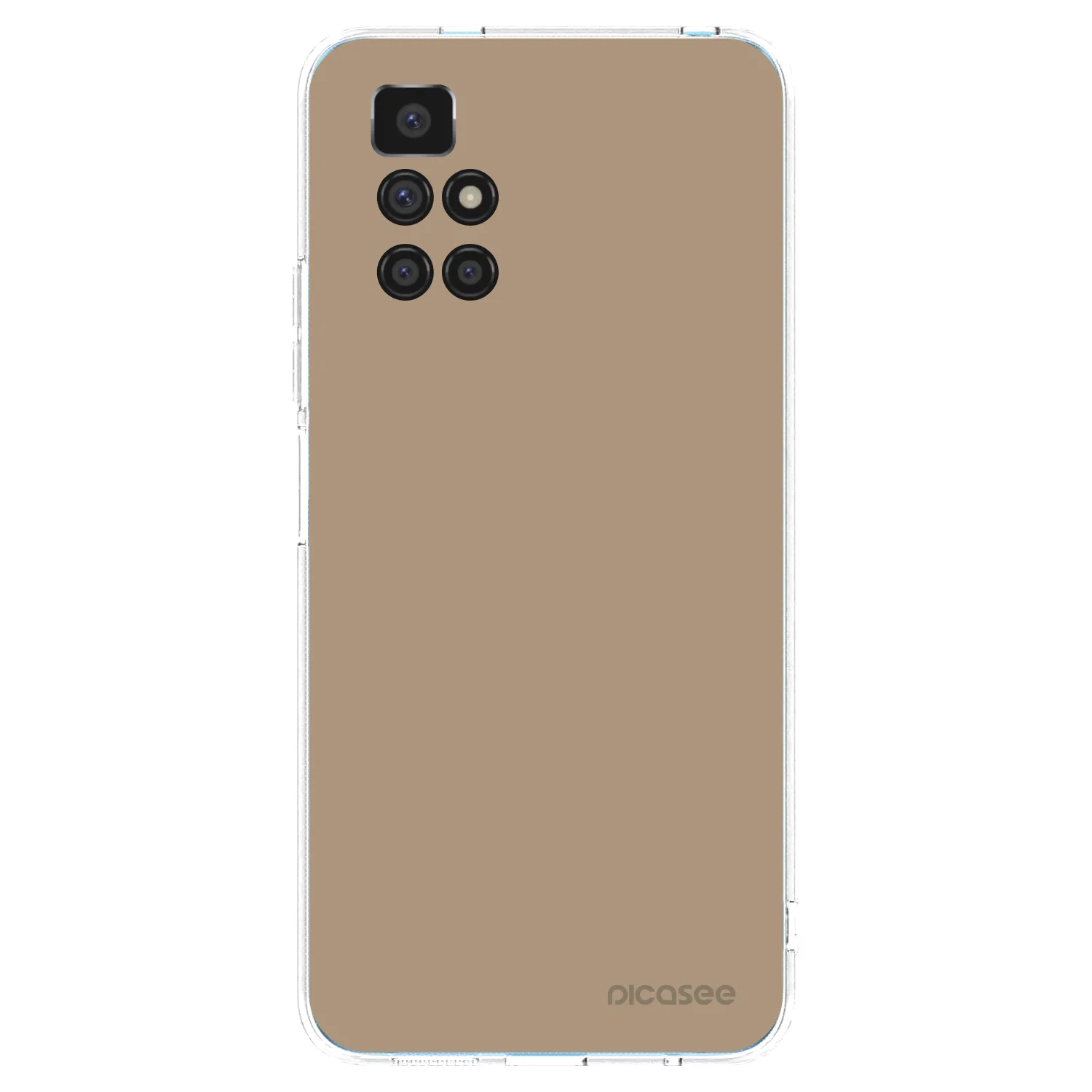Picasee Xiaomi Redmi 10 Hülle - Transparentes Silikon - Soft Sand