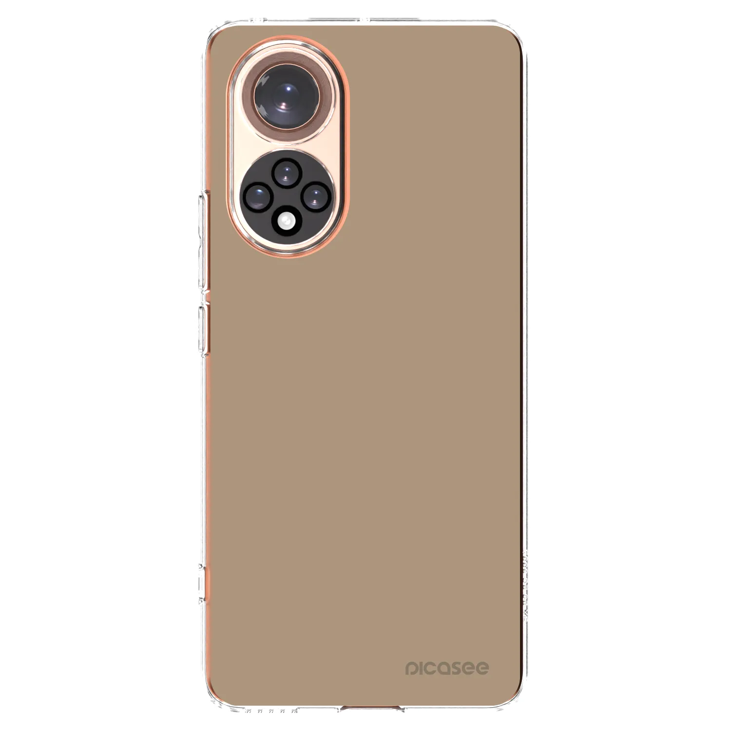 Picasee Honor 50 5G Hülle - Transparentes Silikon - Soft Sand