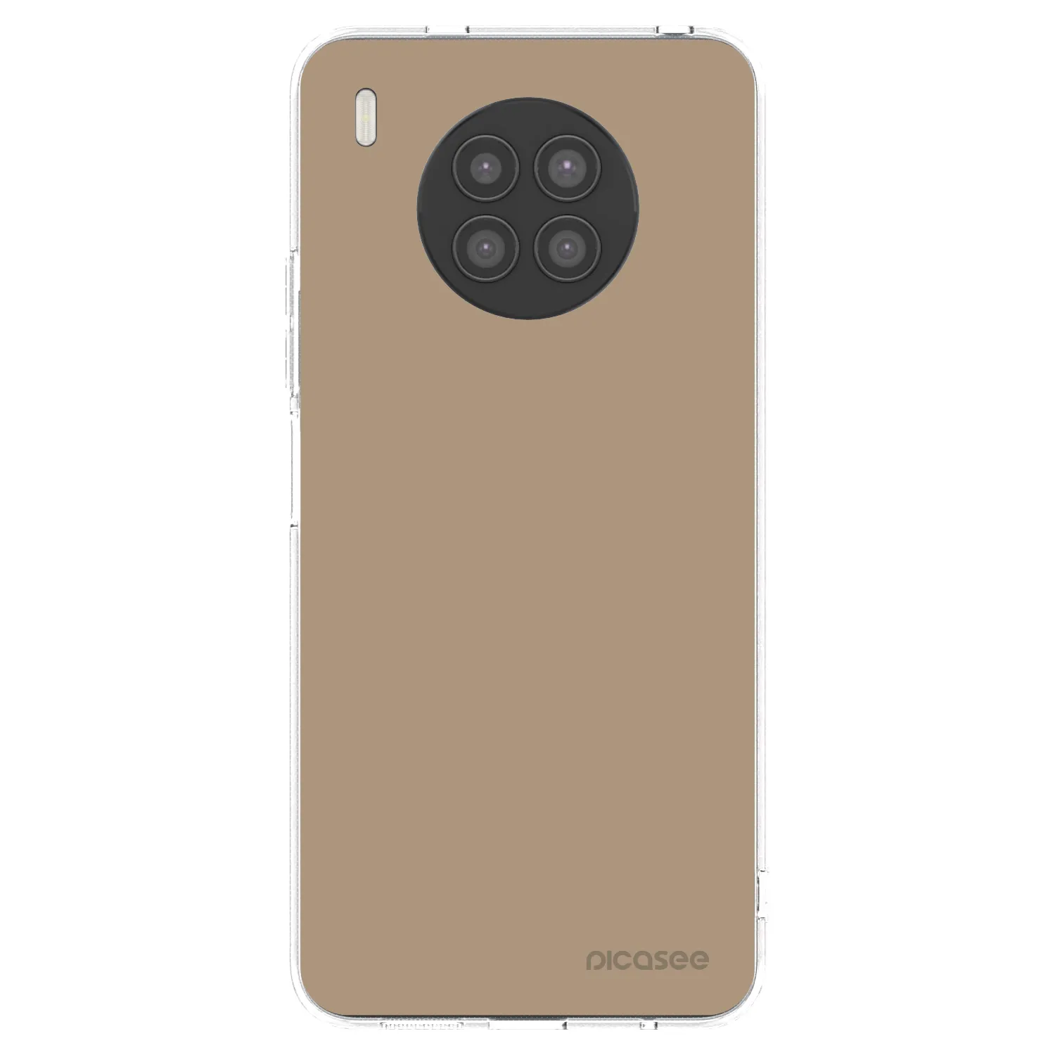 Picasee Huawei Nova 8i Hülle - Transparentes Silikon - Soft Sand