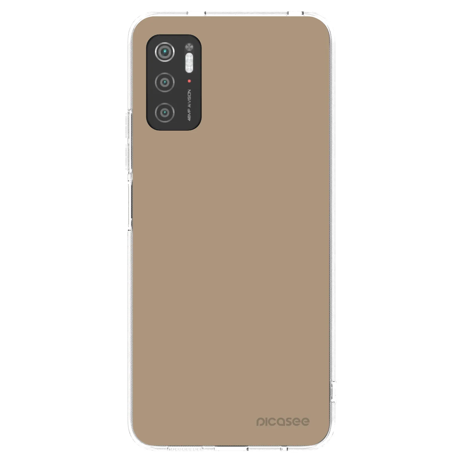 Picasee Xiaomi Poco M3 Pro 5G Hülle - Transparentes Silikon - Soft Sand