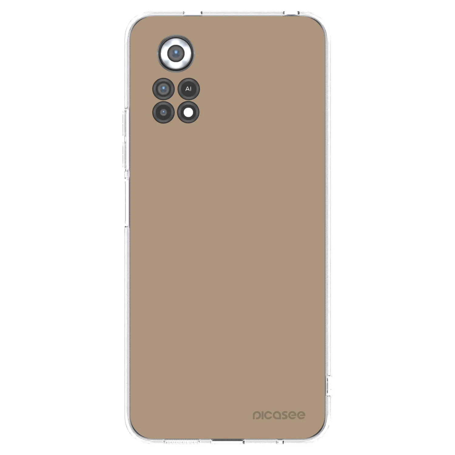 Picasee Xiaomi Poco X4 Pro 5G Hülle - Transparentes Silikon - Soft Sand