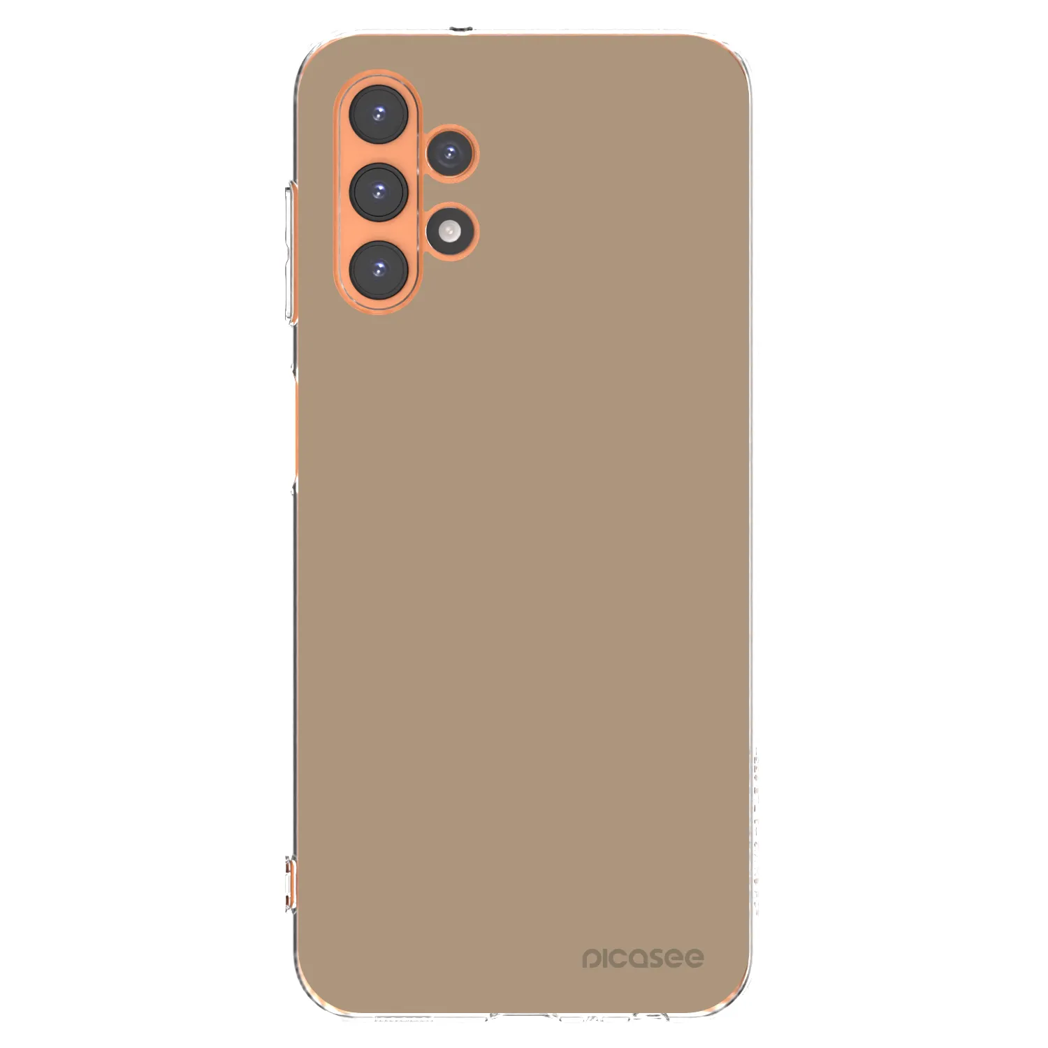 Picasee Samsung Galaxy A13 4G A135 Hülle - Transparentes Silikon - Soft Sand