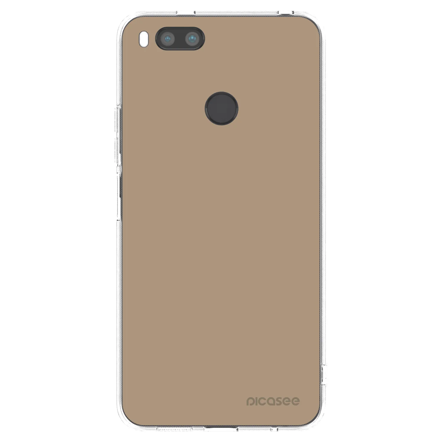Picasee Xiaomi Redmi A1 Hülle - Transparentes Silikon - Soft Sand