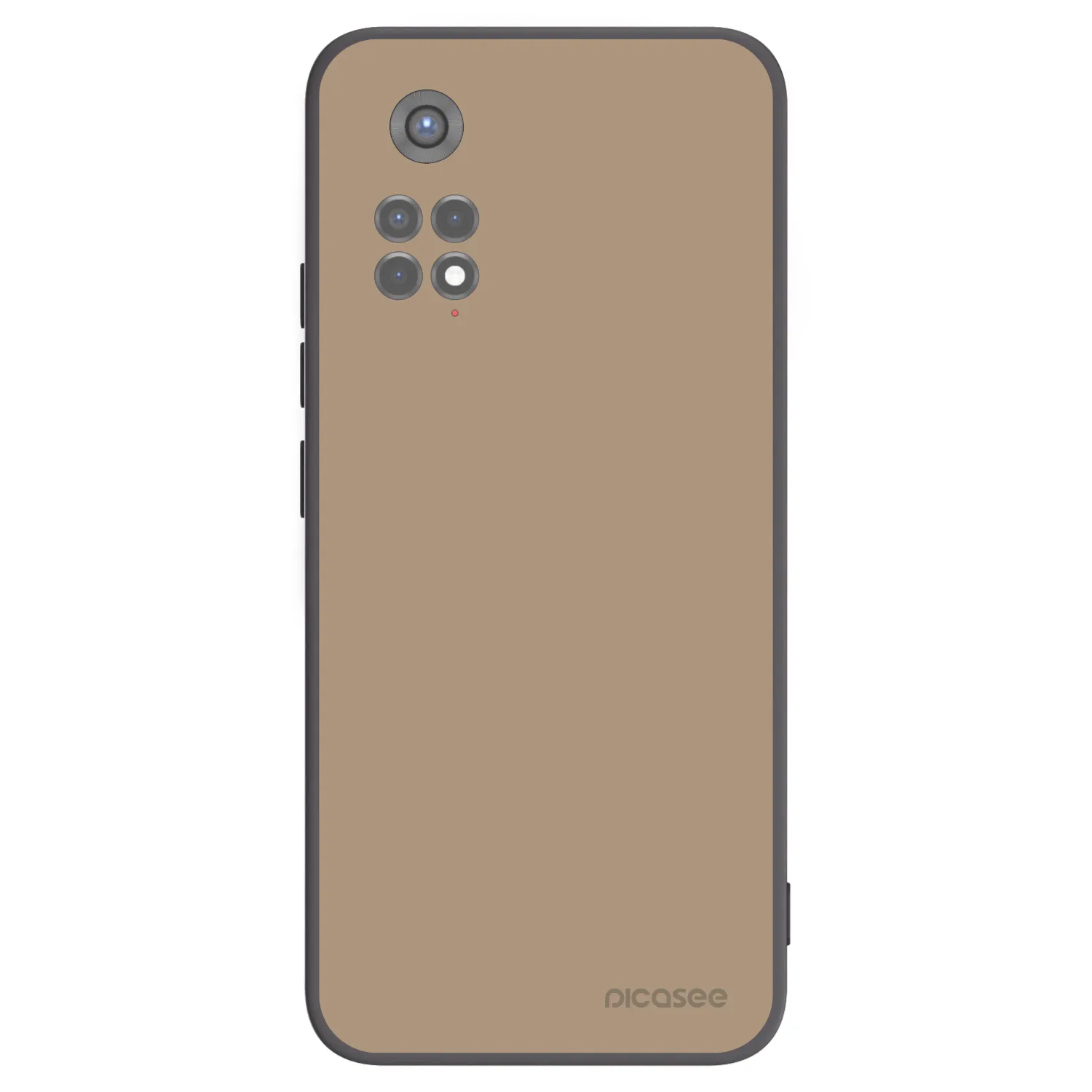 Picasee Xiaomi Redmi Note 11S 5G Hülle - Schwarzes Silikon - Soft Sand