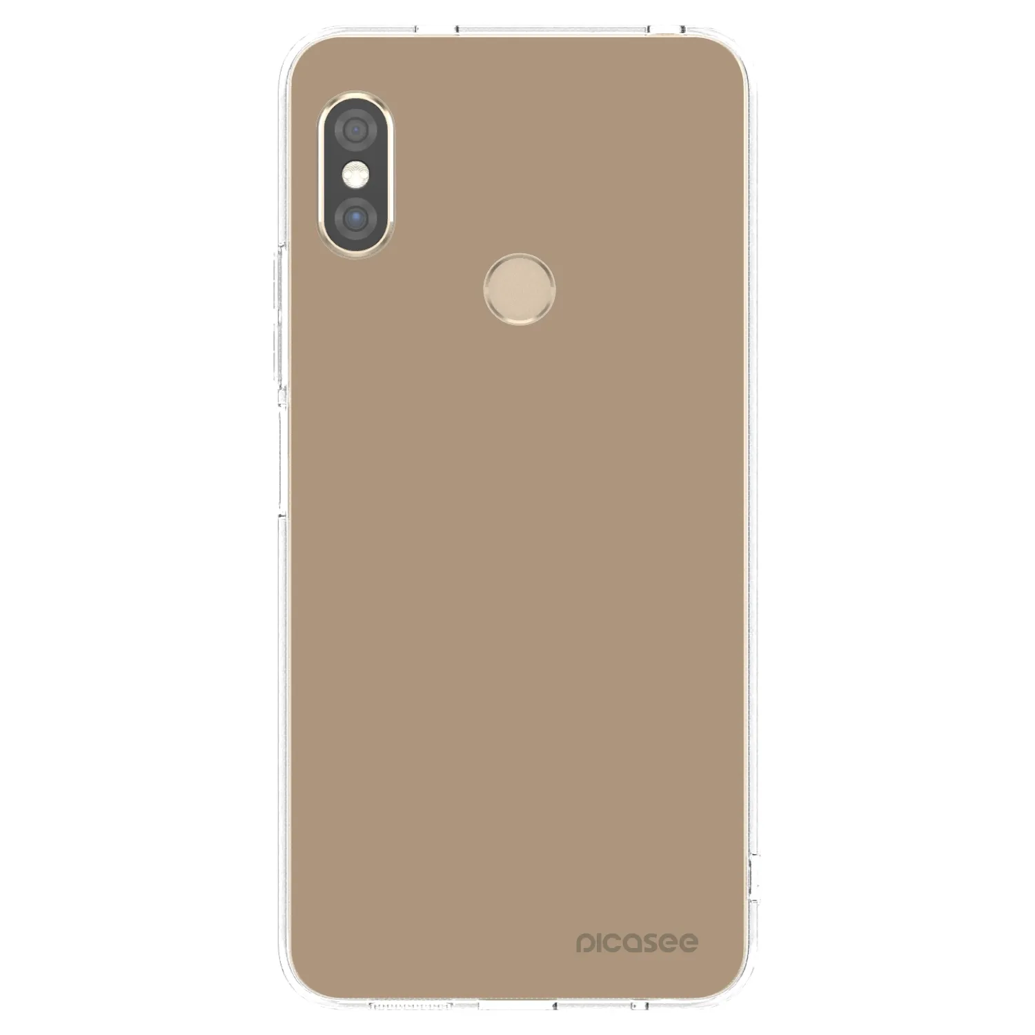 Picasee Xiaomi Redmi Note 5 Global Hülle - Transparentes Silikon - Soft Sand
