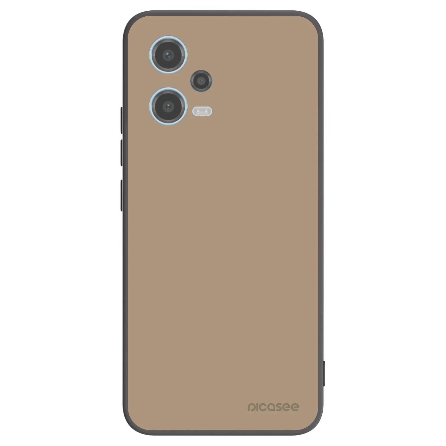 Picasee Xiaomi Redmi Note 12 5G Hülle - Schwarzes Silikon - Soft Sand
