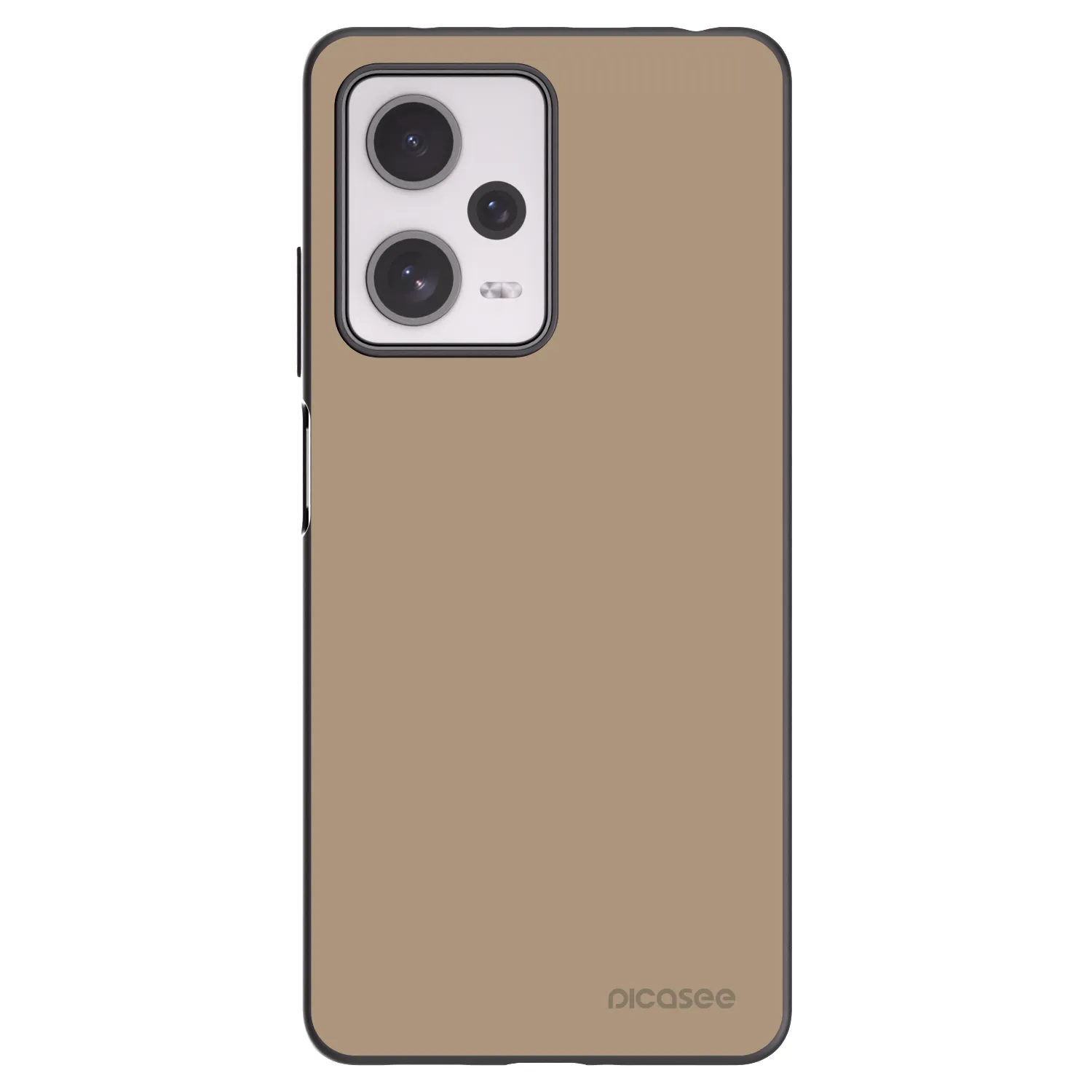 Picasee Xiaomi Redmi Note 12 Pro+ 5G Hülle - Schwarzes Silikon - Soft Sand