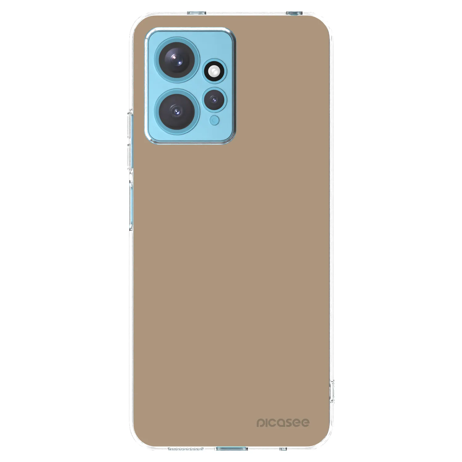 Picasee Xiaomi Redmi Note 12 4G Hülle - Transparentes Silikon - Soft Sand