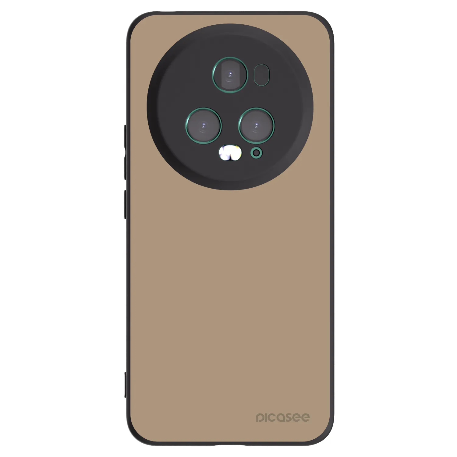 Picasee Honor Magic5 Pro Hülle - Schwarzes Silikon - Soft Sand