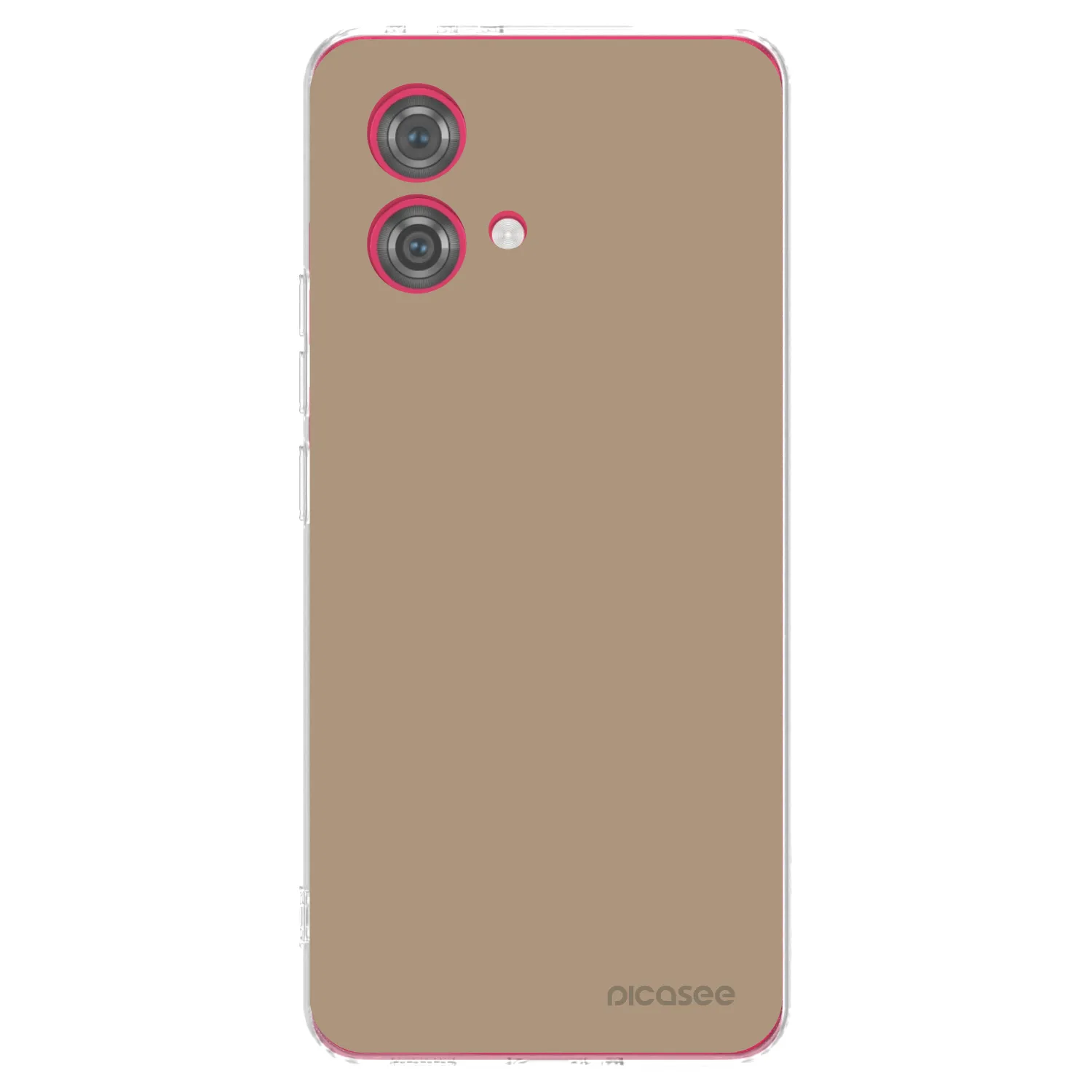 Picasee Motorola Moto G84 5G Hülle - Transparentes Silikon - Soft Sand