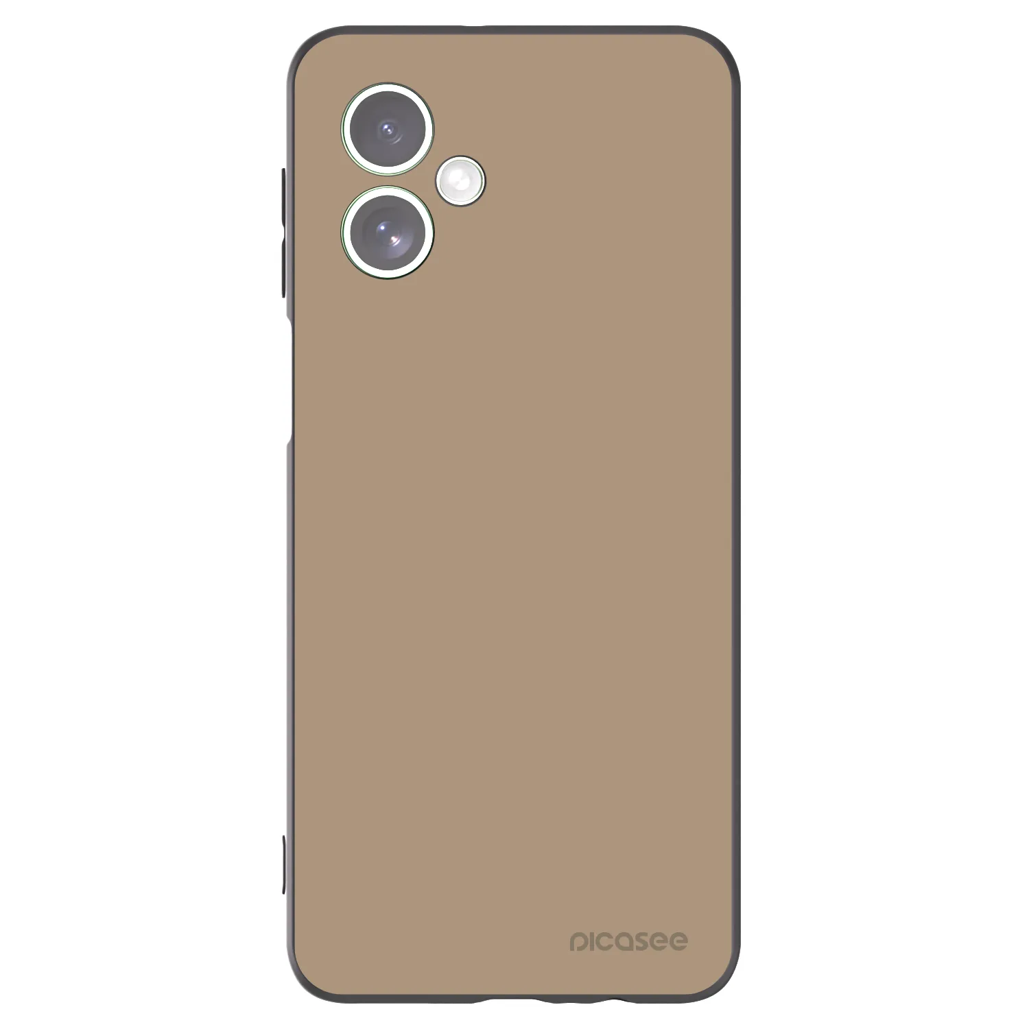 Picasee Motorola Moto G54 5G Hülle - Schwarzes Silikon - Soft Sand