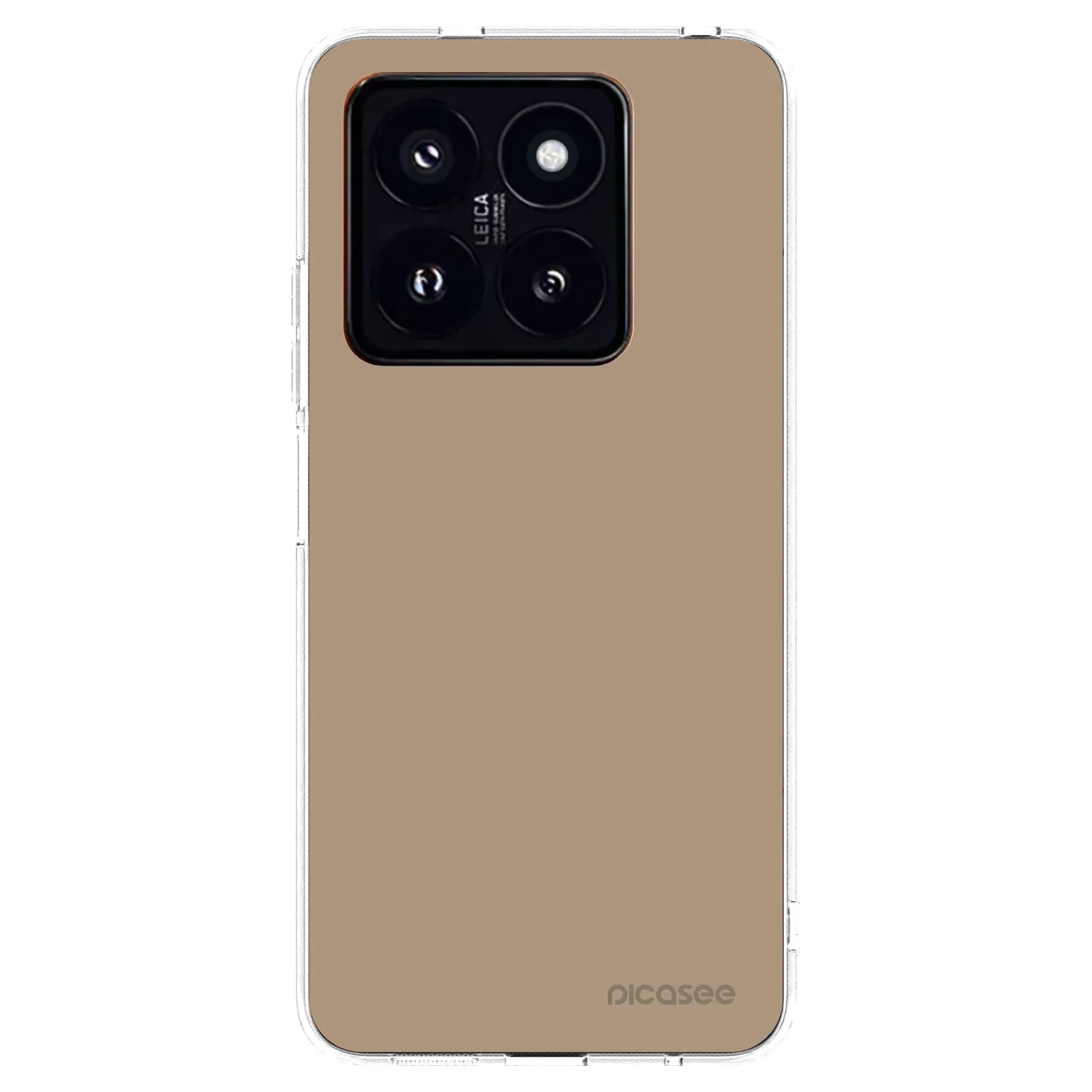 Picasee Xiaomi 14 Pro Hülle - Transparentes Silikon - Soft Sand