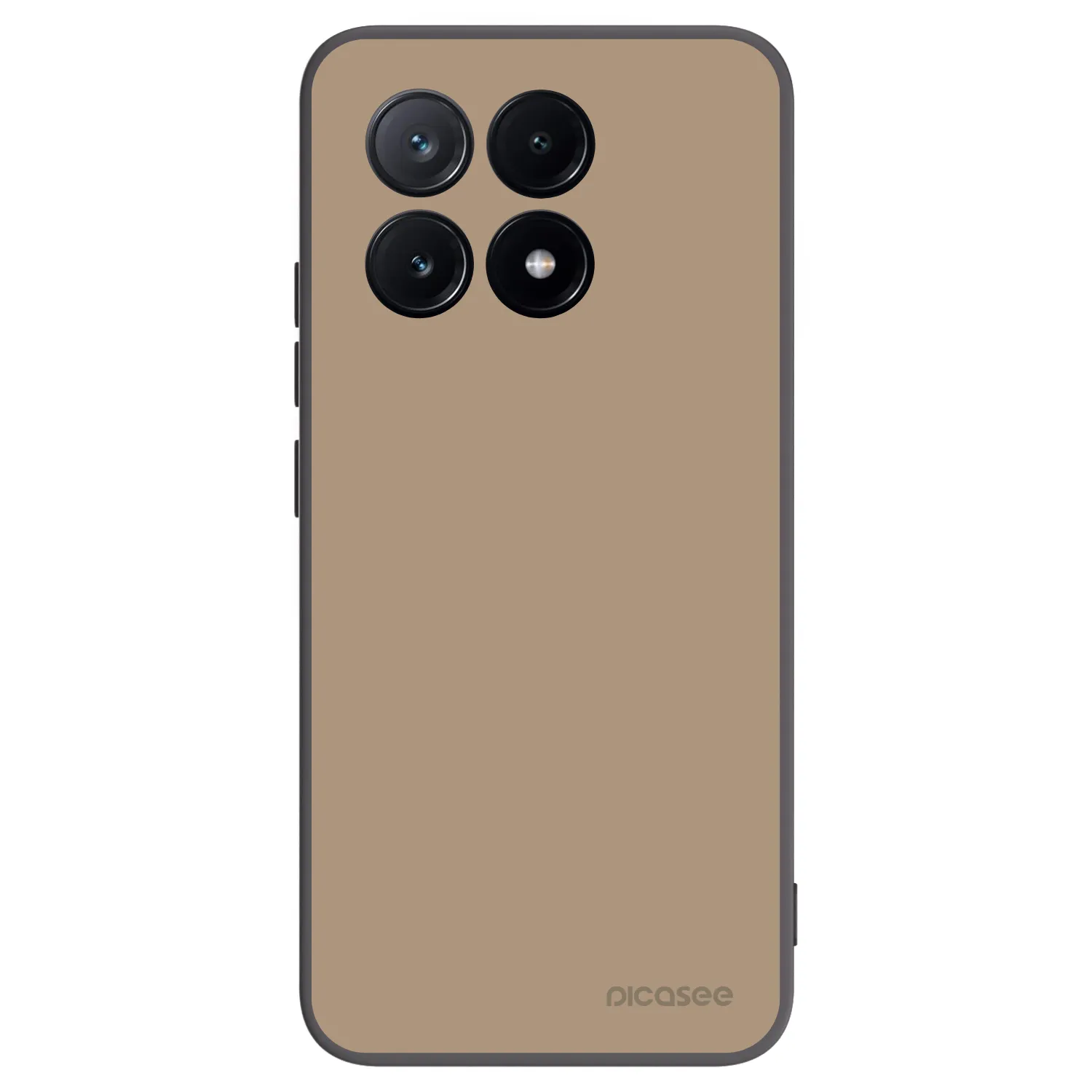 Picasee Xiaomi Poco X6 Pro Hülle - Schwarzes Silikon - Soft Sand