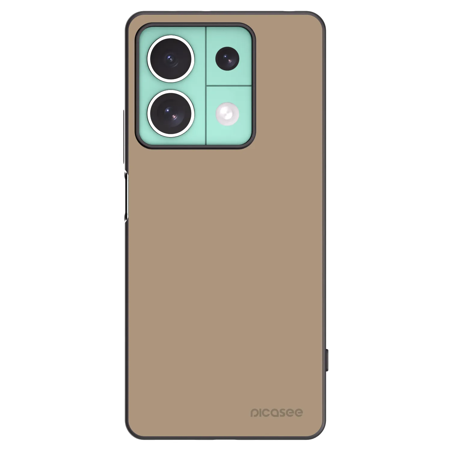 Picasee Xiaomi Redmi Note 13 5G Hülle - Schwarzes Silikon - Soft Sand