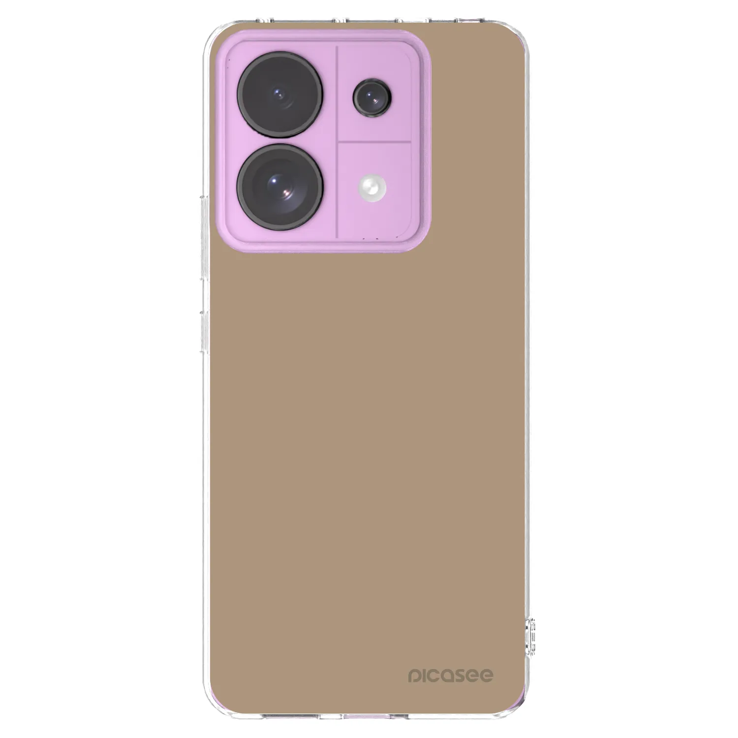 Picasee Xiaomi Redmi Note 13 Pro 5G Hülle - Transparentes Silikon - Soft Sand
