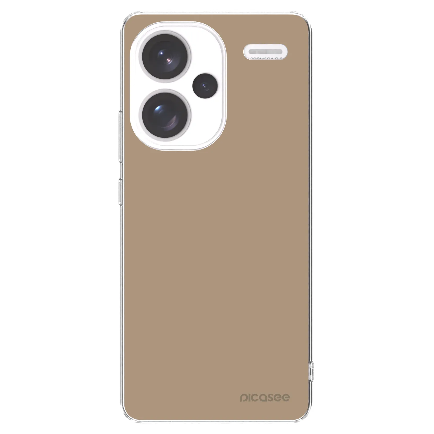Picasee Xiaomi Redmi Note 13 Pro+ 5G Hülle - Transparentes Silikon - Soft Sand