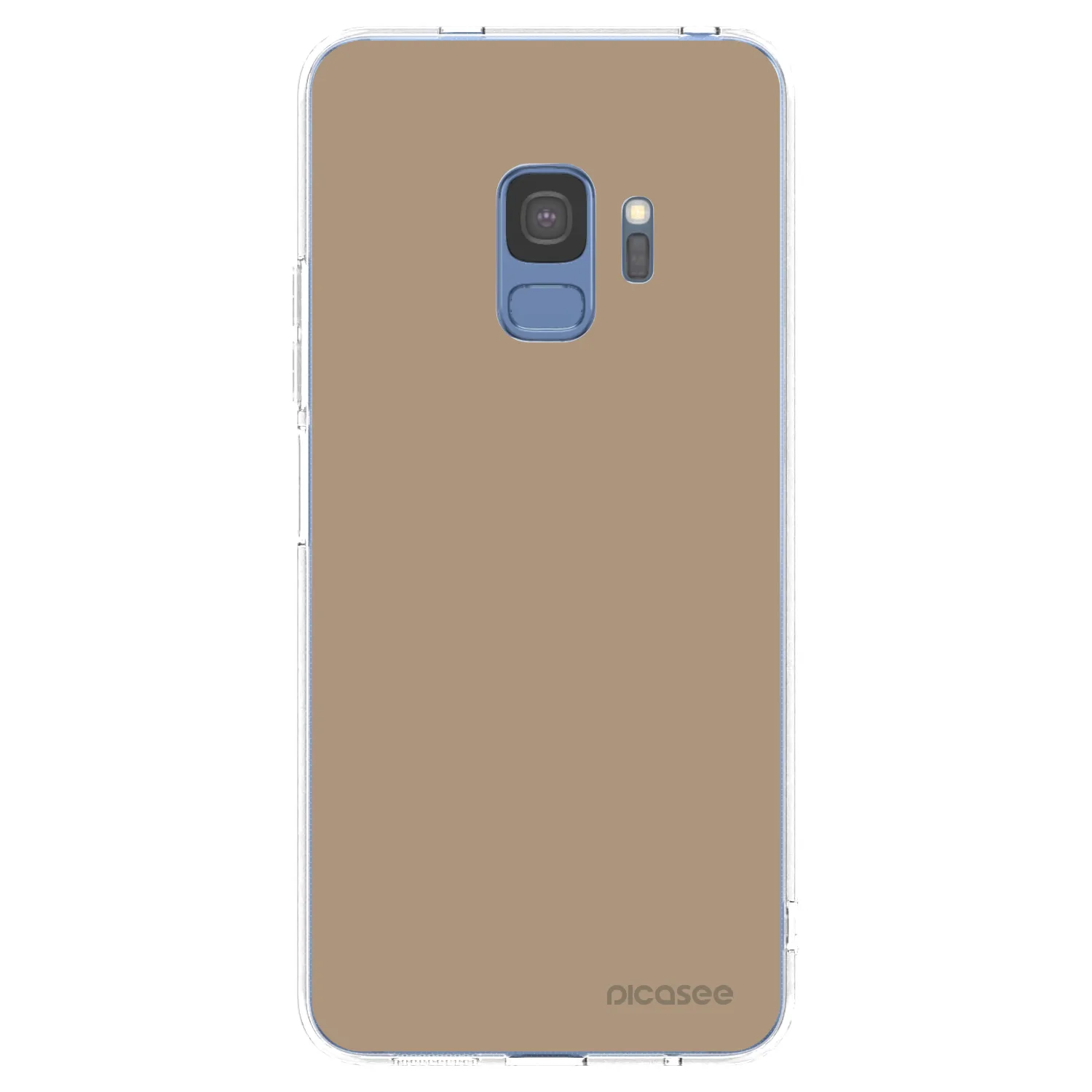 Picasee Samsung Galaxy S9 G960F Hülle - Transparentes Silikon - Soft Sand