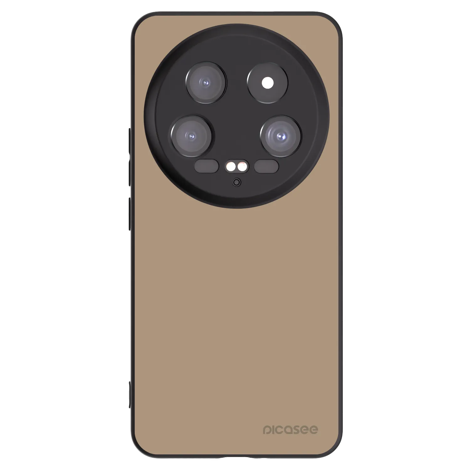 Picasee Xiaomi 14 Ultra Hülle - Schwarzes Silikon - Soft Sand