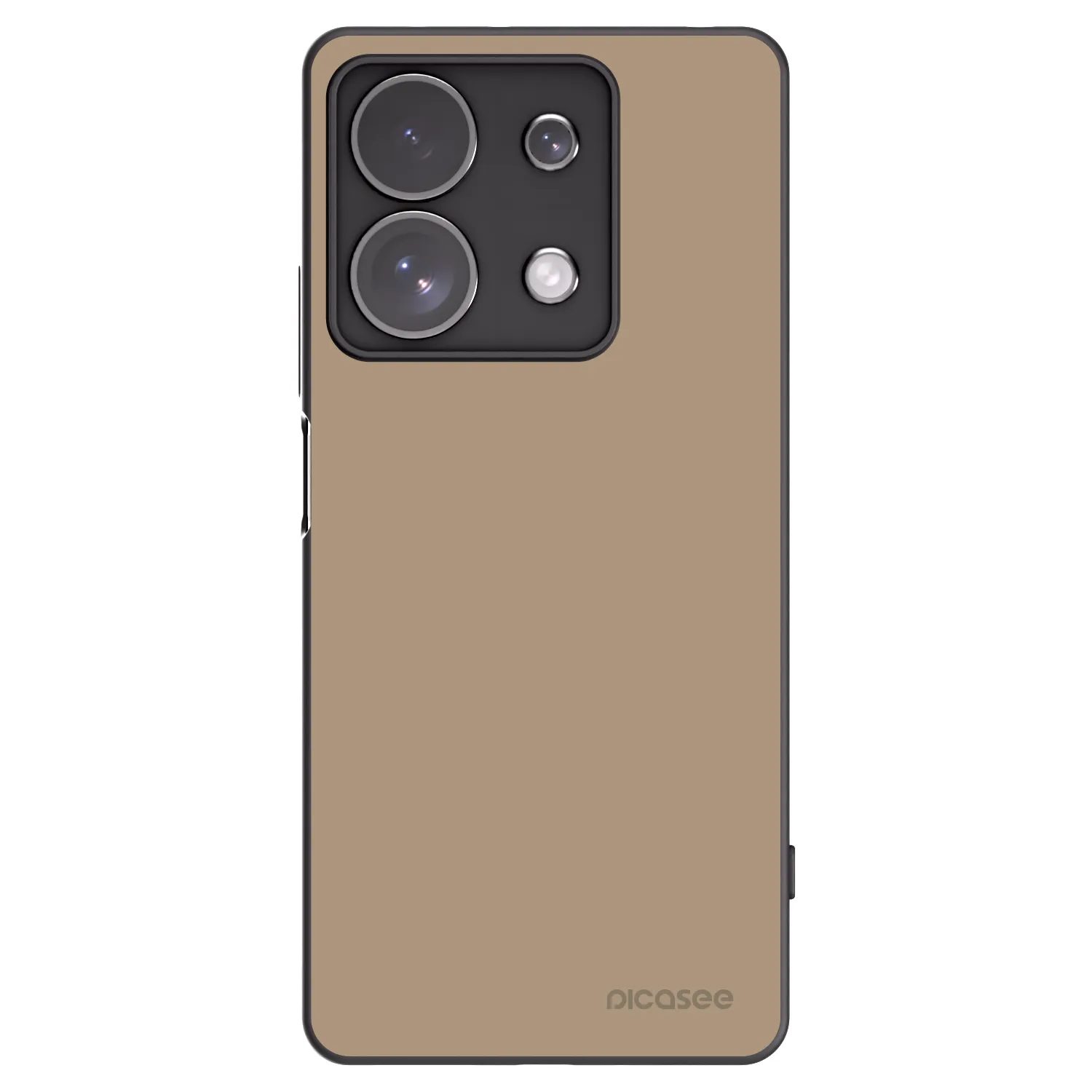 Picasee Xiaomi Redmi Note 13 Pro 4G Hülle - Schwarzes Silikon - Soft Sand