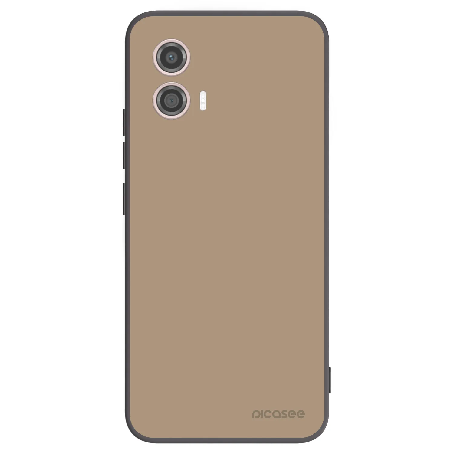 Picasee Motorola Moto G53 5G Hülle - Schwarzes Silikon - Soft Sand
