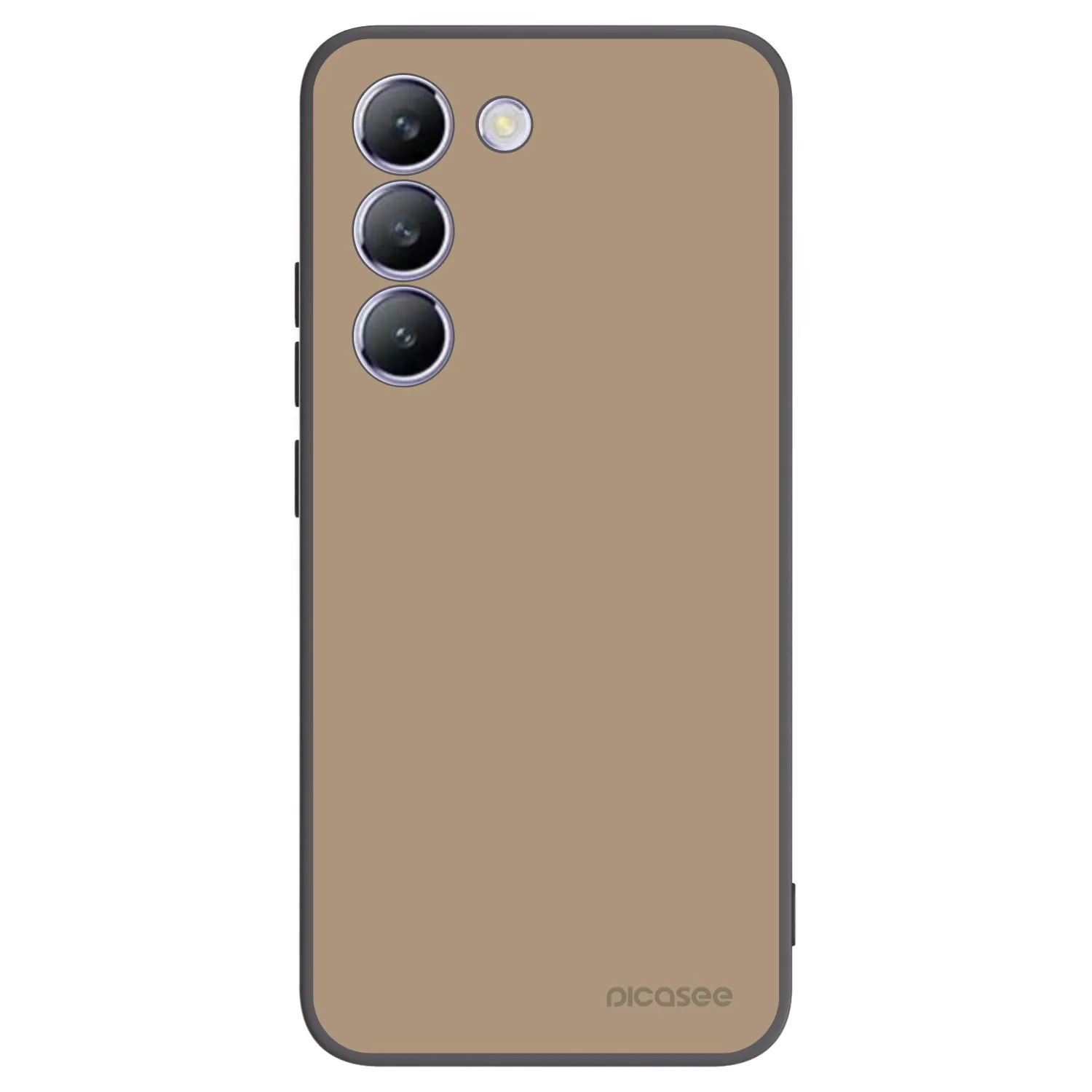 Picasee Vivo V40 SE 5G Hülle - Schwarzes Silikon - Soft Sand