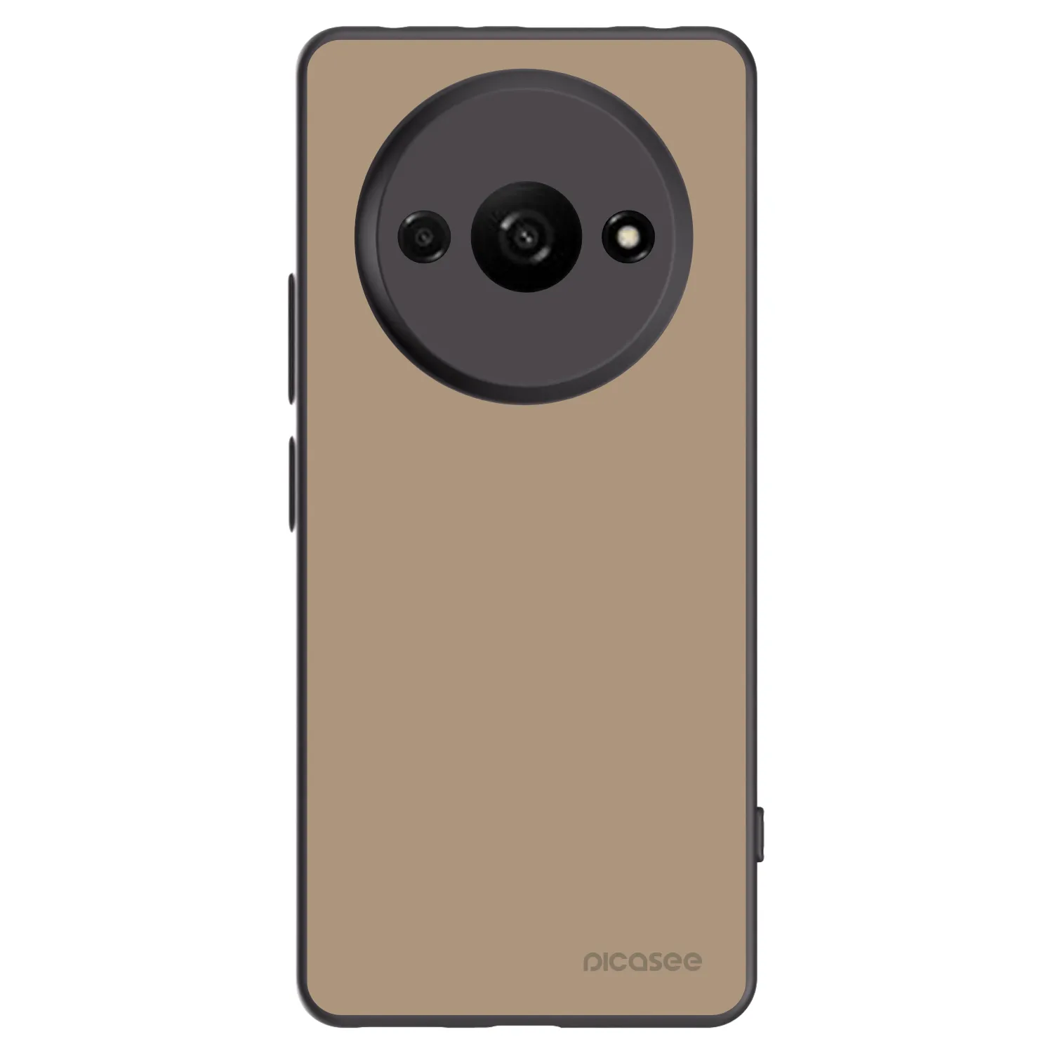 Picasee Xiaomi Redmi A3 Hülle - Schwarzes Silikon - Soft Sand