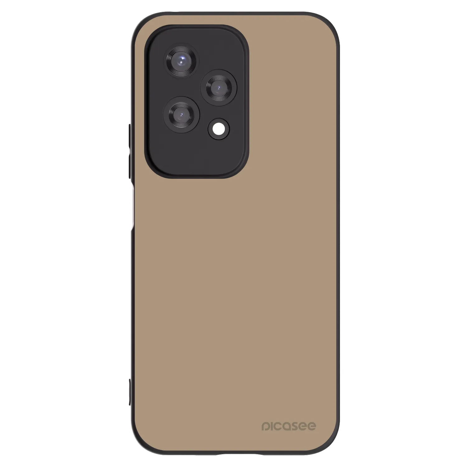 Picasee Honor 200 Lite Hülle - Schwarzes Silikon - Soft Sand