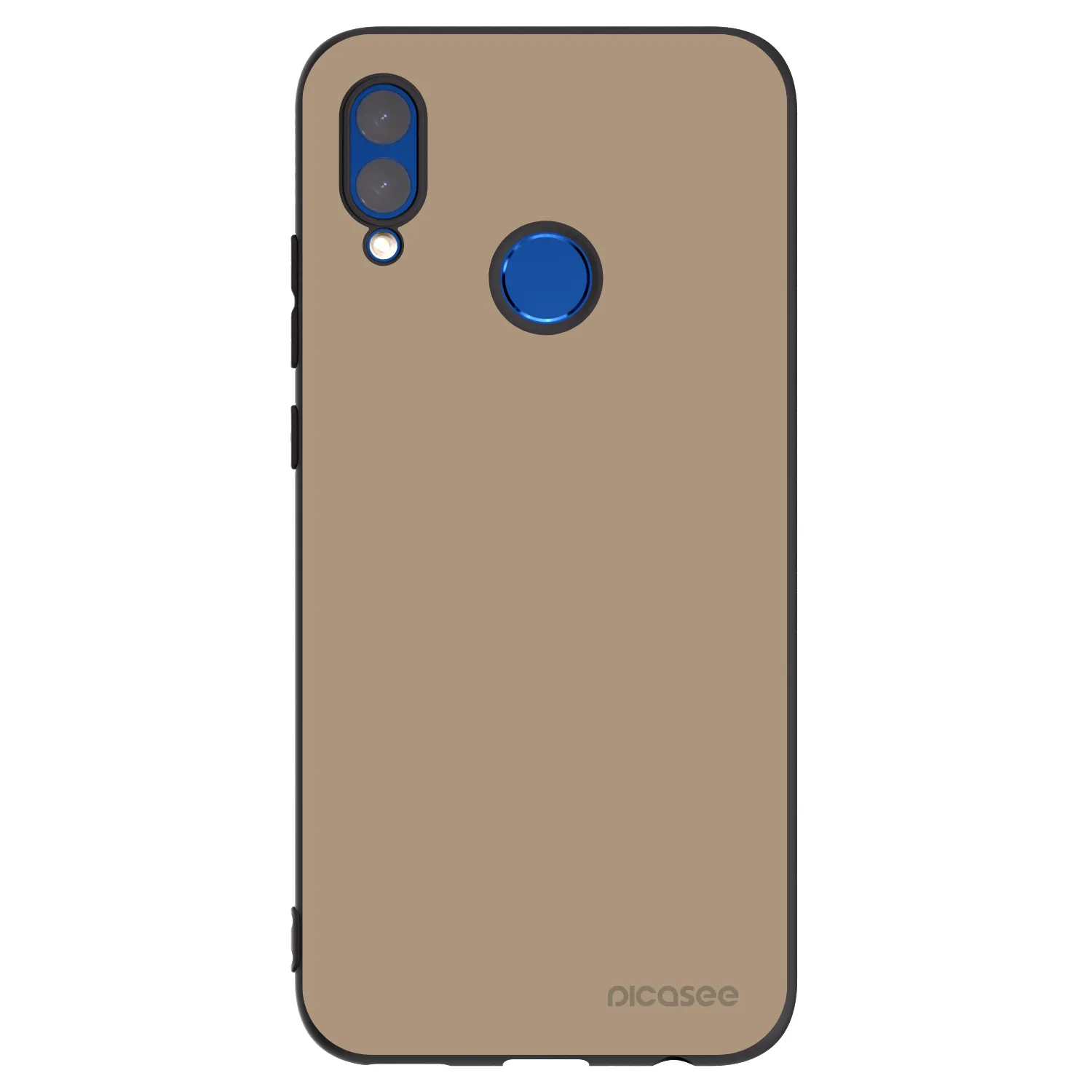 Picasee Huawei P Smart 2019 Hülle - Schwarzes Silikon - Soft Sand