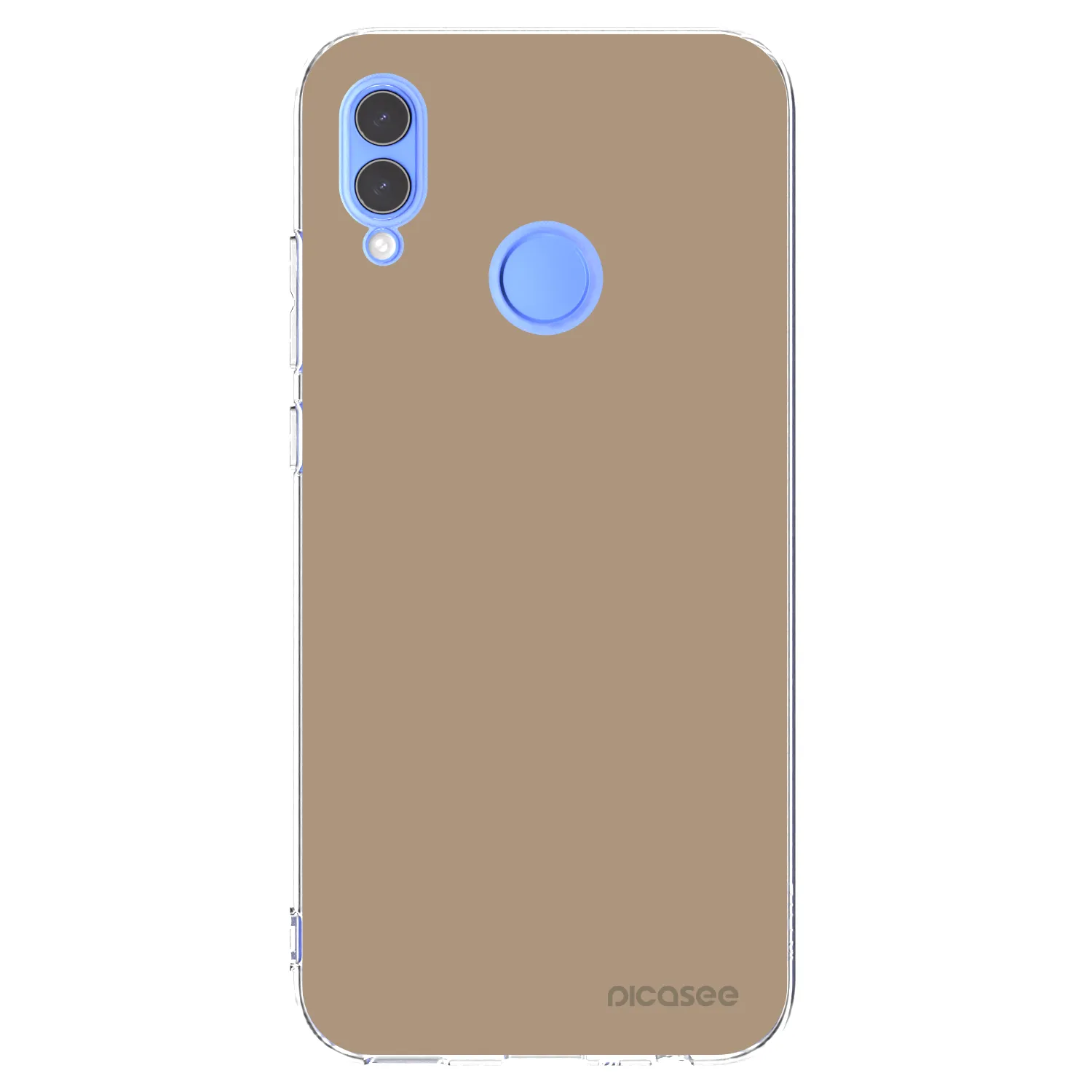 Picasee Huawei P Smart 2019 Hülle - Transparentes Silikon - Soft Sand