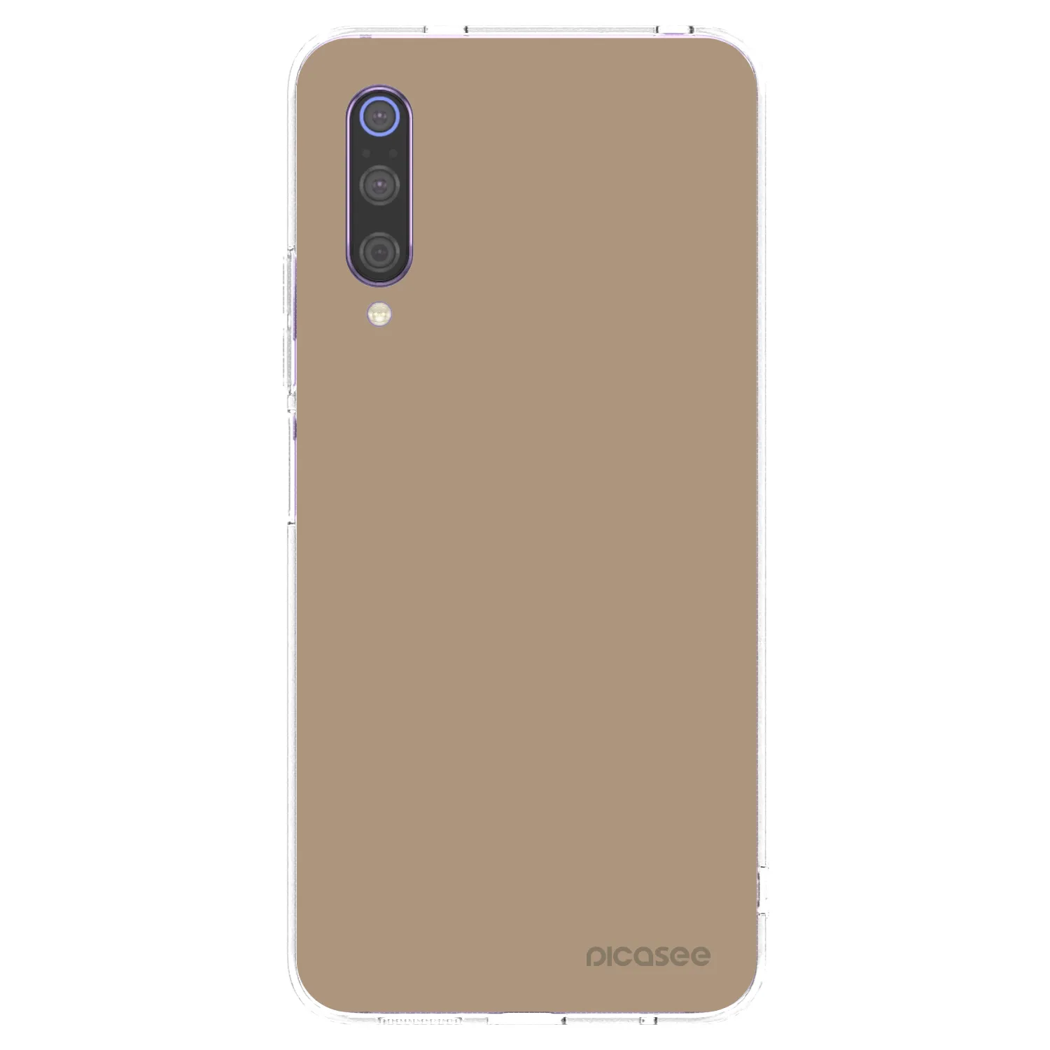 Picasee Xiaomi Mi 9 Hülle - Transparentes Silikon - Soft Sand