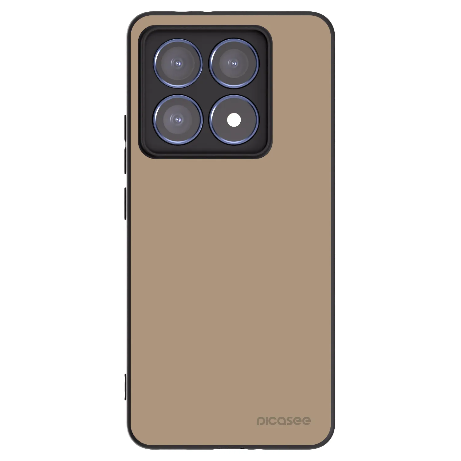 Picasee Xiaomi 14T Pro Hülle - Schwarzes Silikon - Soft Sand