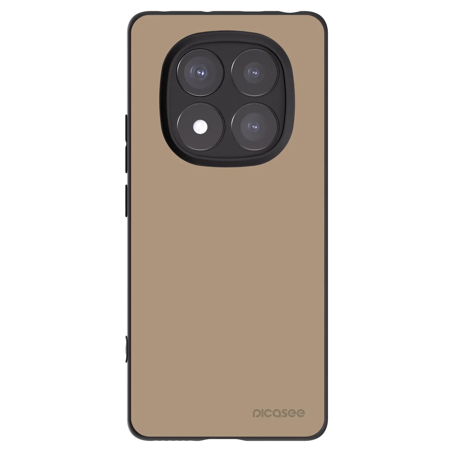 Picasee Xiaomi Redmi Note 14 Pro+ 5G Hülle - Schwarzes Silikon - Soft Sand