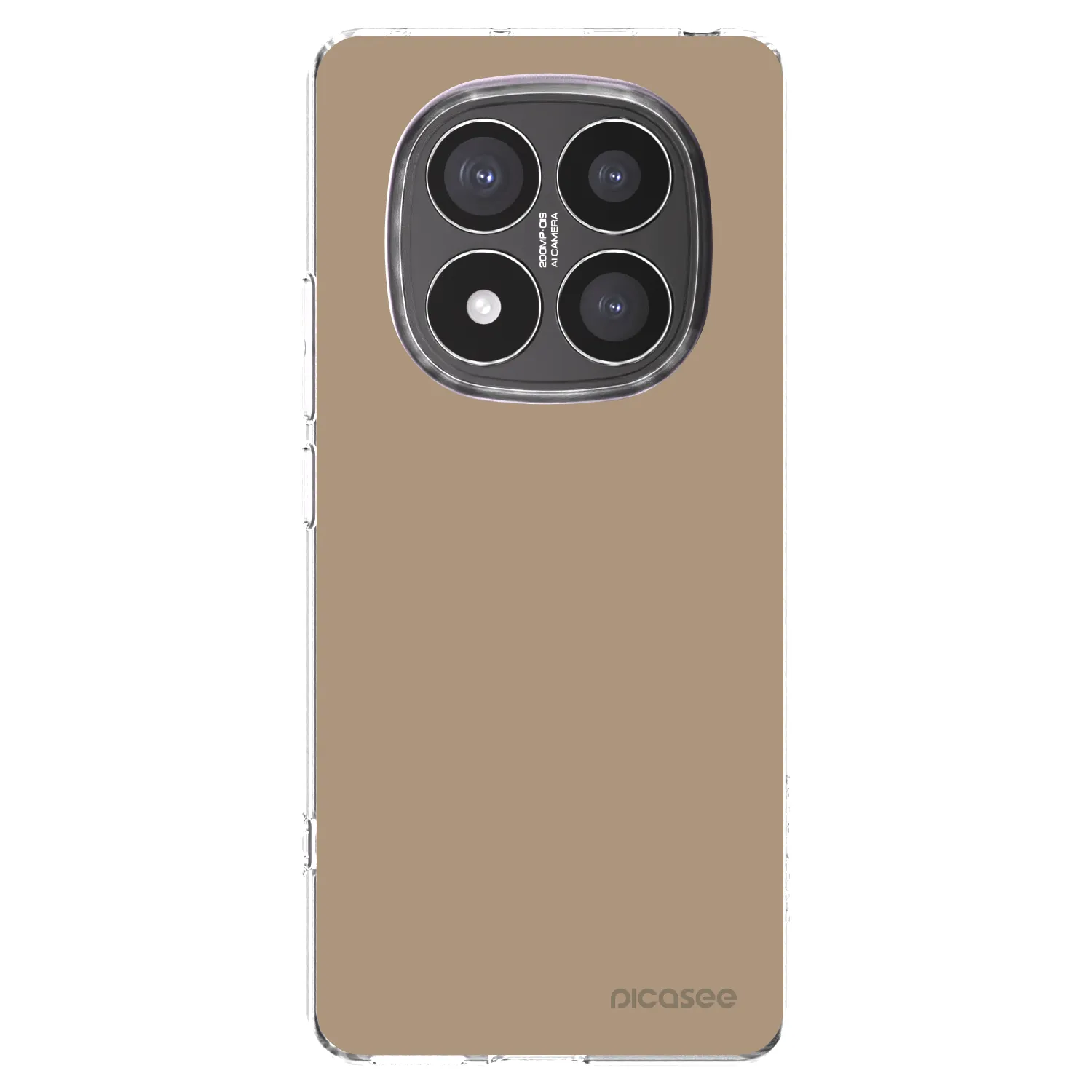 Picasee Xiaomi Redmi Note 14 Pro+ 5G Hülle - Transparentes Silikon - Soft Sand