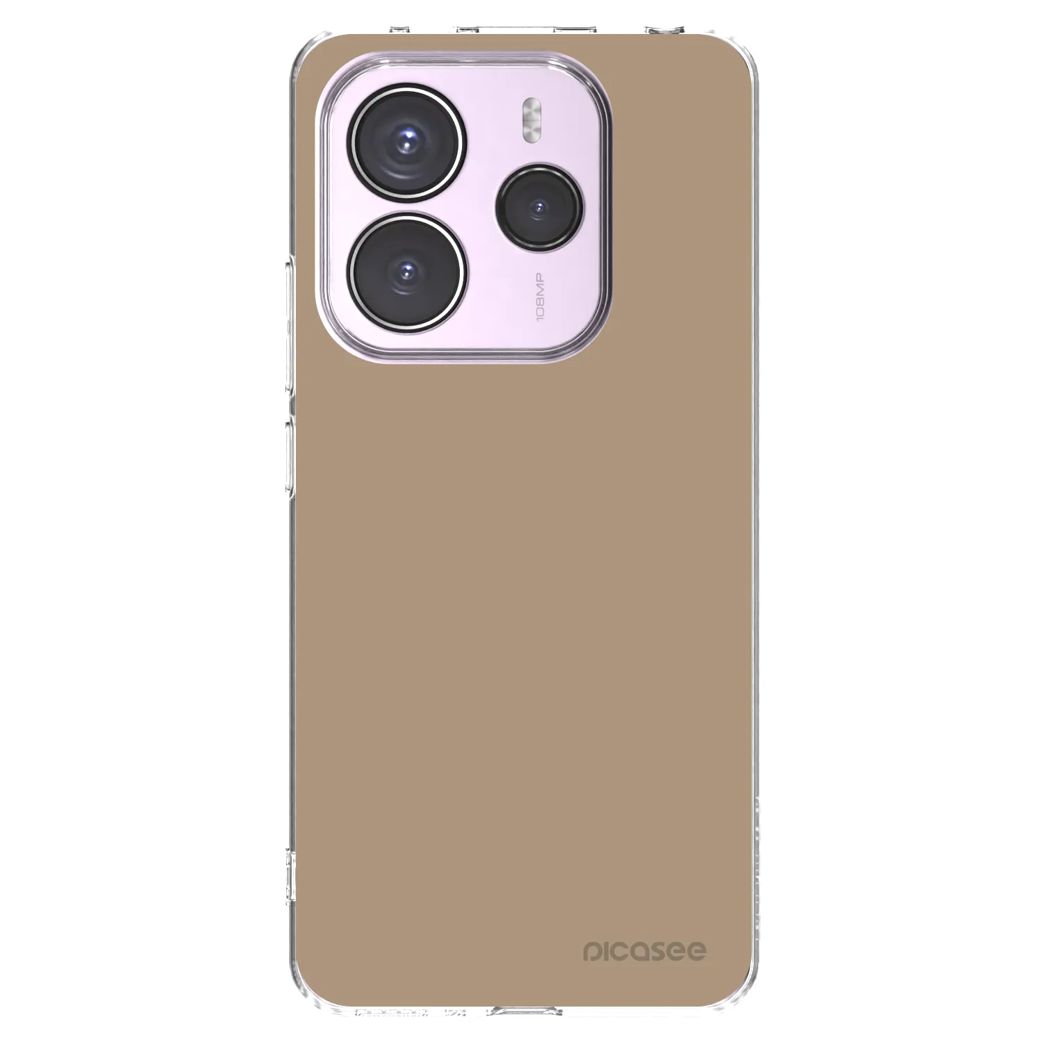 Picasee Xiaomi Redmi Note 14 5G Hülle - Transparentes Silikon - Soft Sand