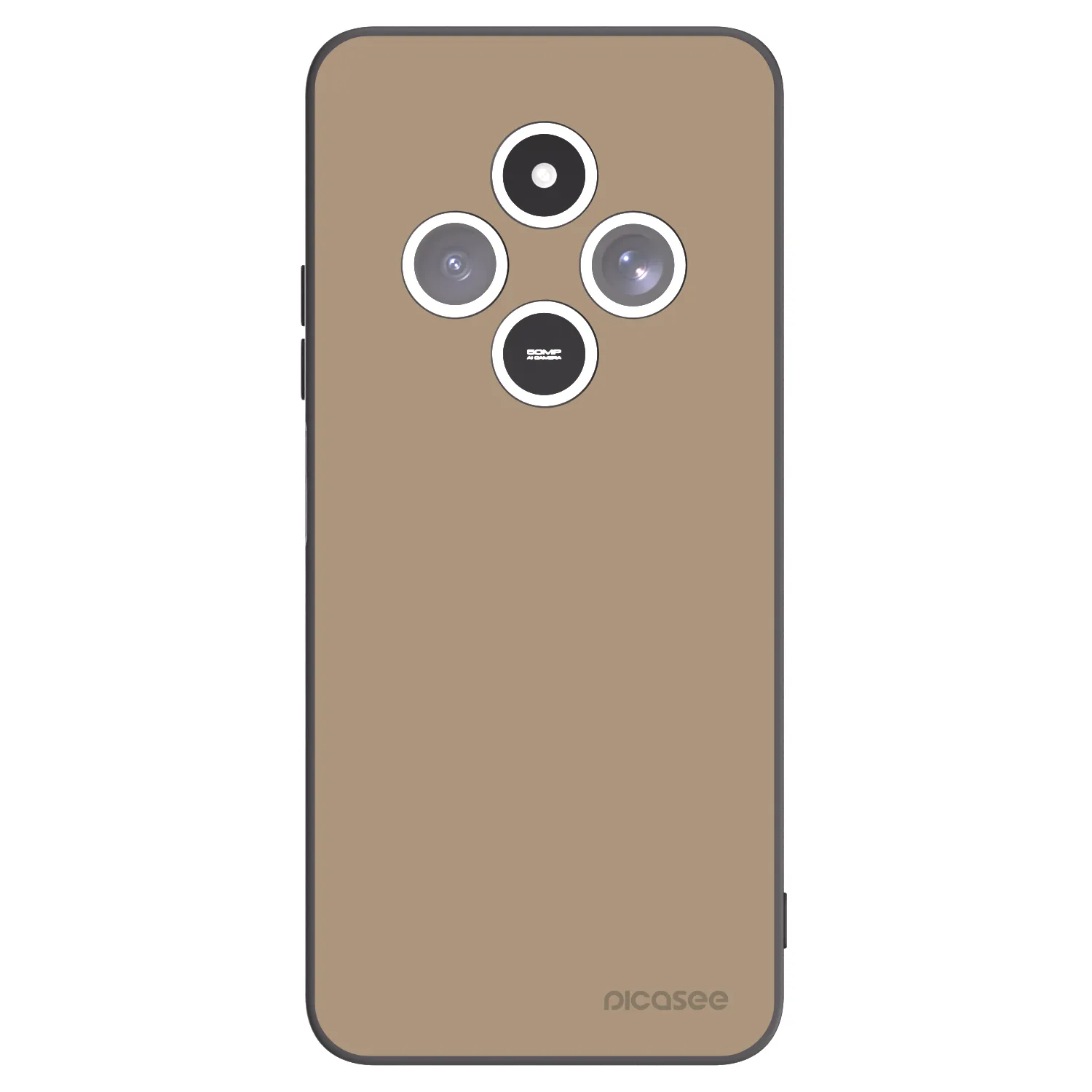 Picasee Xiaomi Redmi 14C Hülle - Schwarzes Silikon - Soft Sand