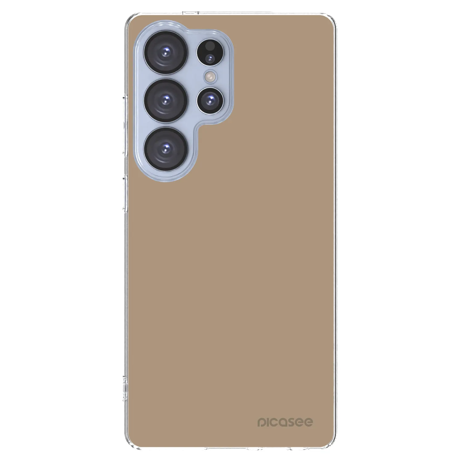 Picasee Samsung Galaxy S25 Ultra 5G Hülle - Transparentes Silikon - Soft Sand