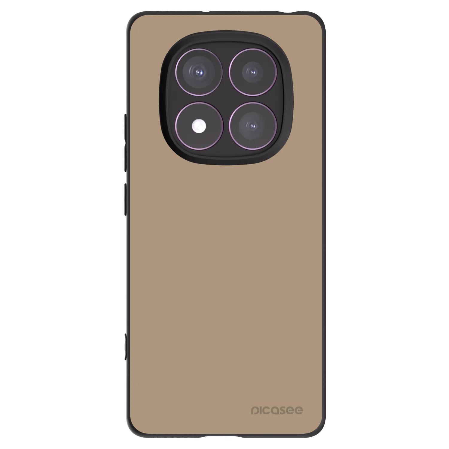 Picasee Xiaomi Redmi Note 14 Pro 4G Hülle - Schwarzes Silikon - Soft Sand