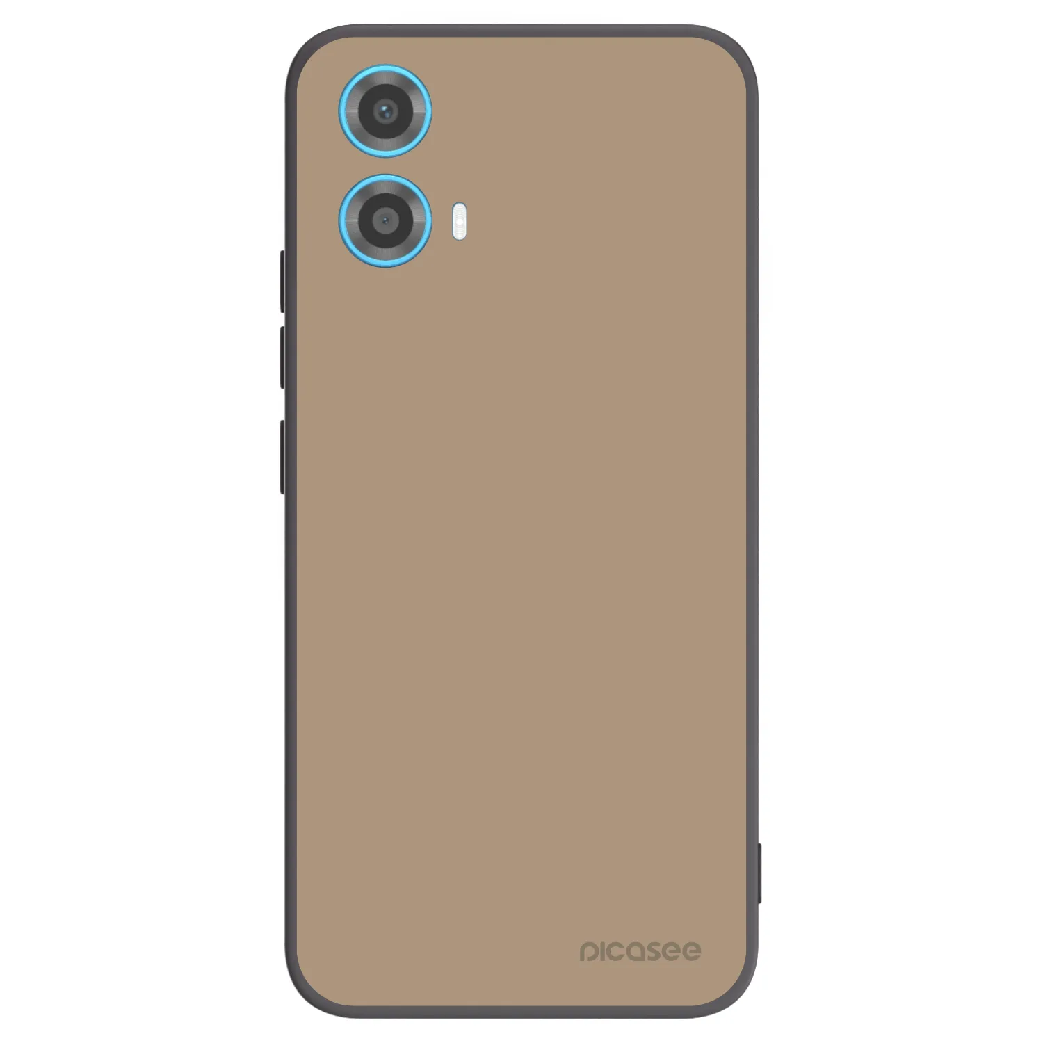 Picasee Motorola Moto G34 5G Hülle - Schwarzes Silikon - Soft Sand