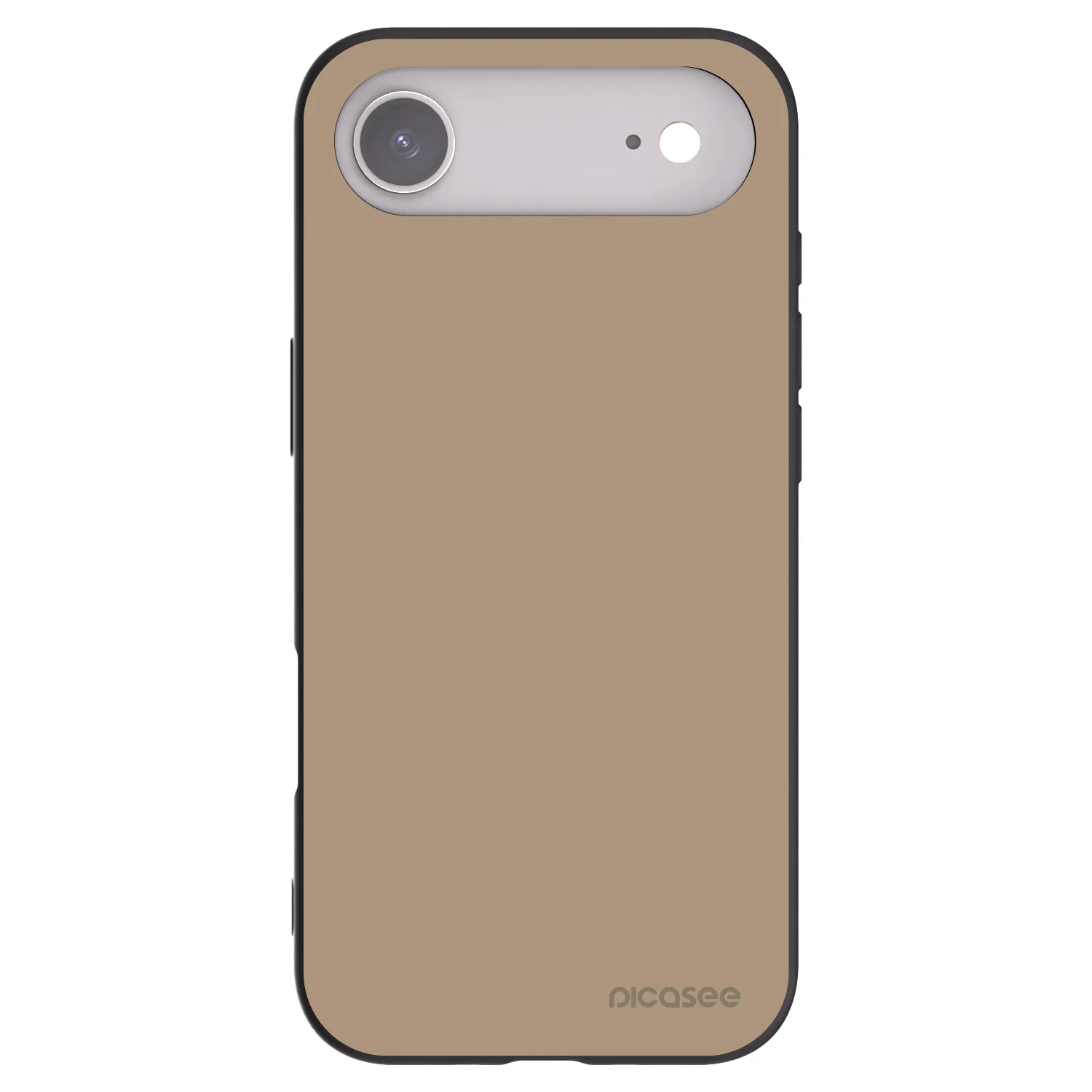 Picasee Apple iPhone Air Hülle - Schwarzes Silikon - Soft Sand