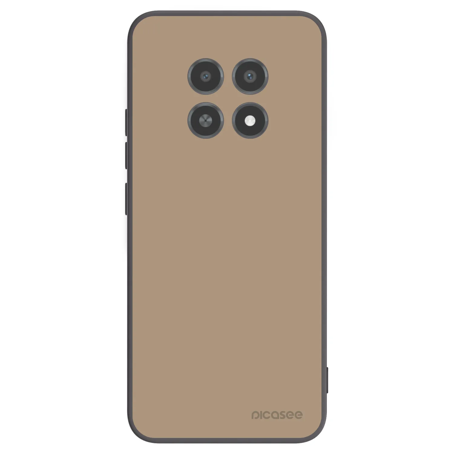 Picasee Realme 12X Hülle - Schwarzes Silikon - Soft Sand