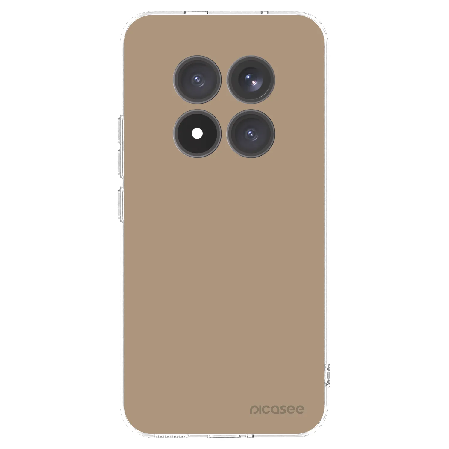 Picasee Xiaomi Redmi Note 15 Pro+ Hülle - Transparentes Silikon - Soft Sand